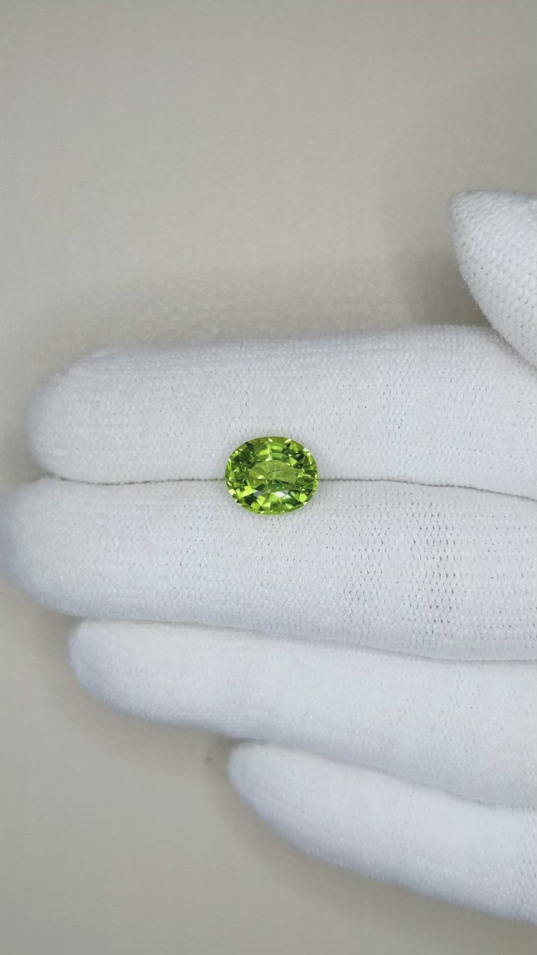 2.51 Ct. Peridot from Afghanistan Size Video