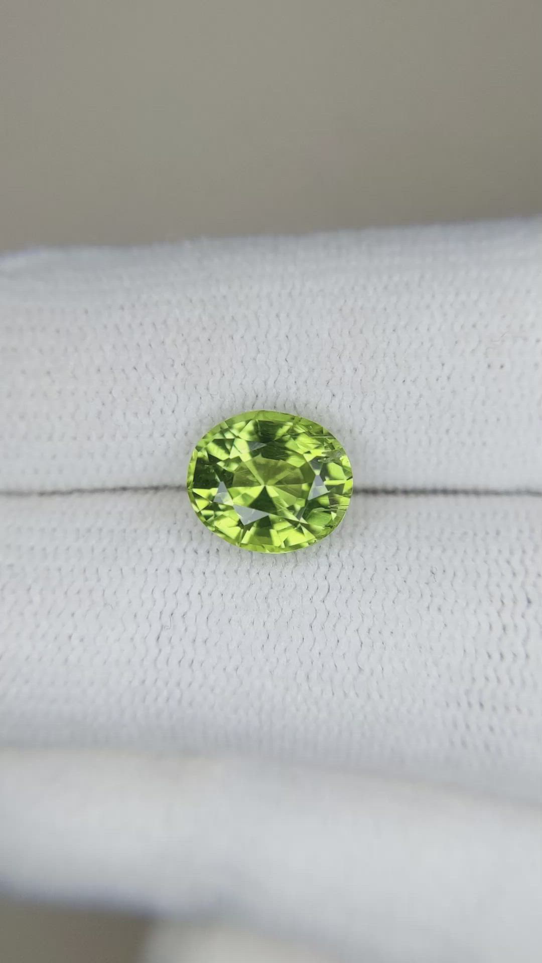 2.58 Ct. Peridot from Afghanistan Size Video