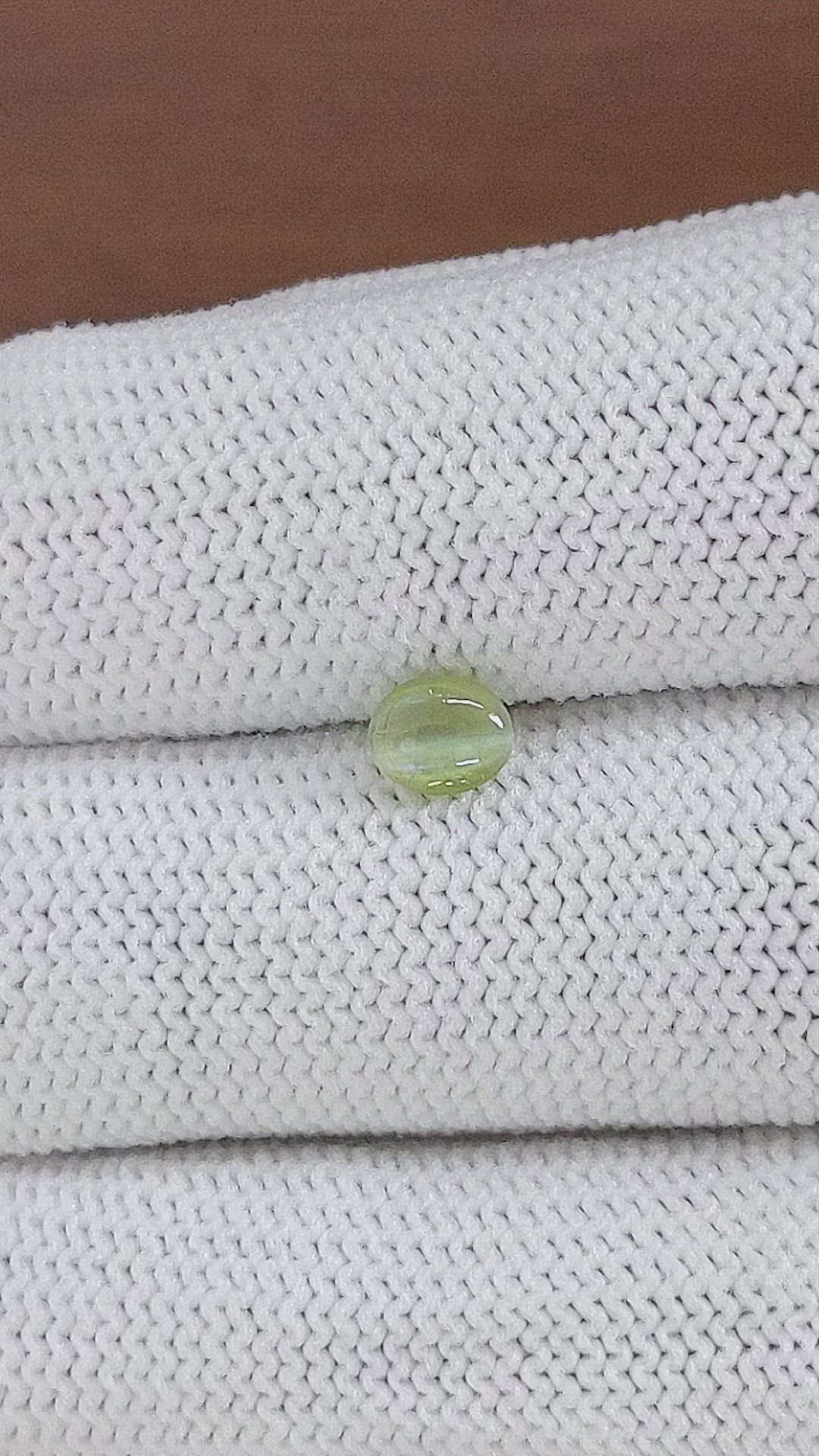 0.67 Ct. Green Cabochon Chrysoberyl from Tanzania Size Video