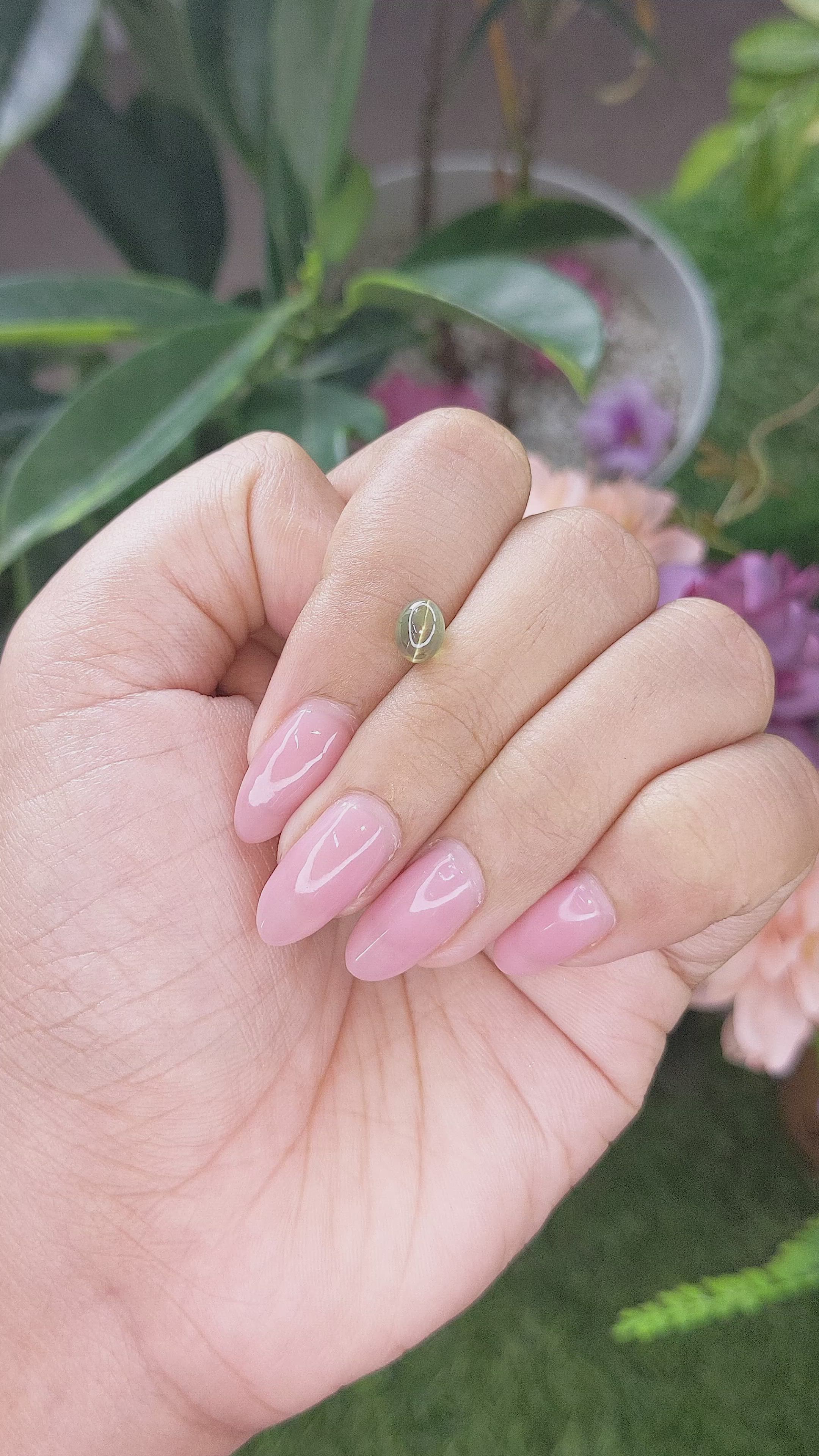 1.51 Ct. Cabochon Alexandrite from Tanzania Size Video