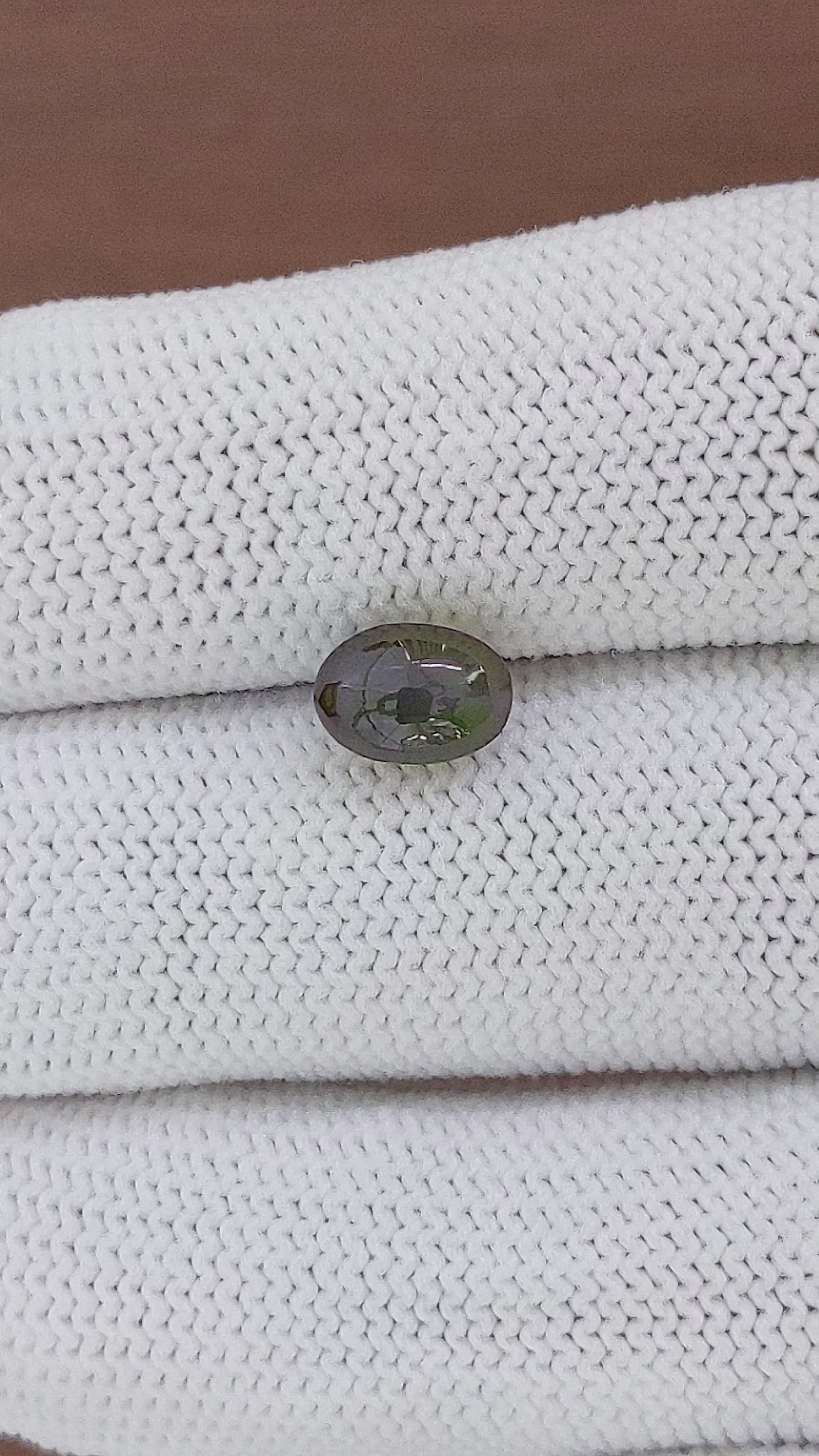 2.60 Ct. Cabochon Alexandrite from Tanzania Size Video