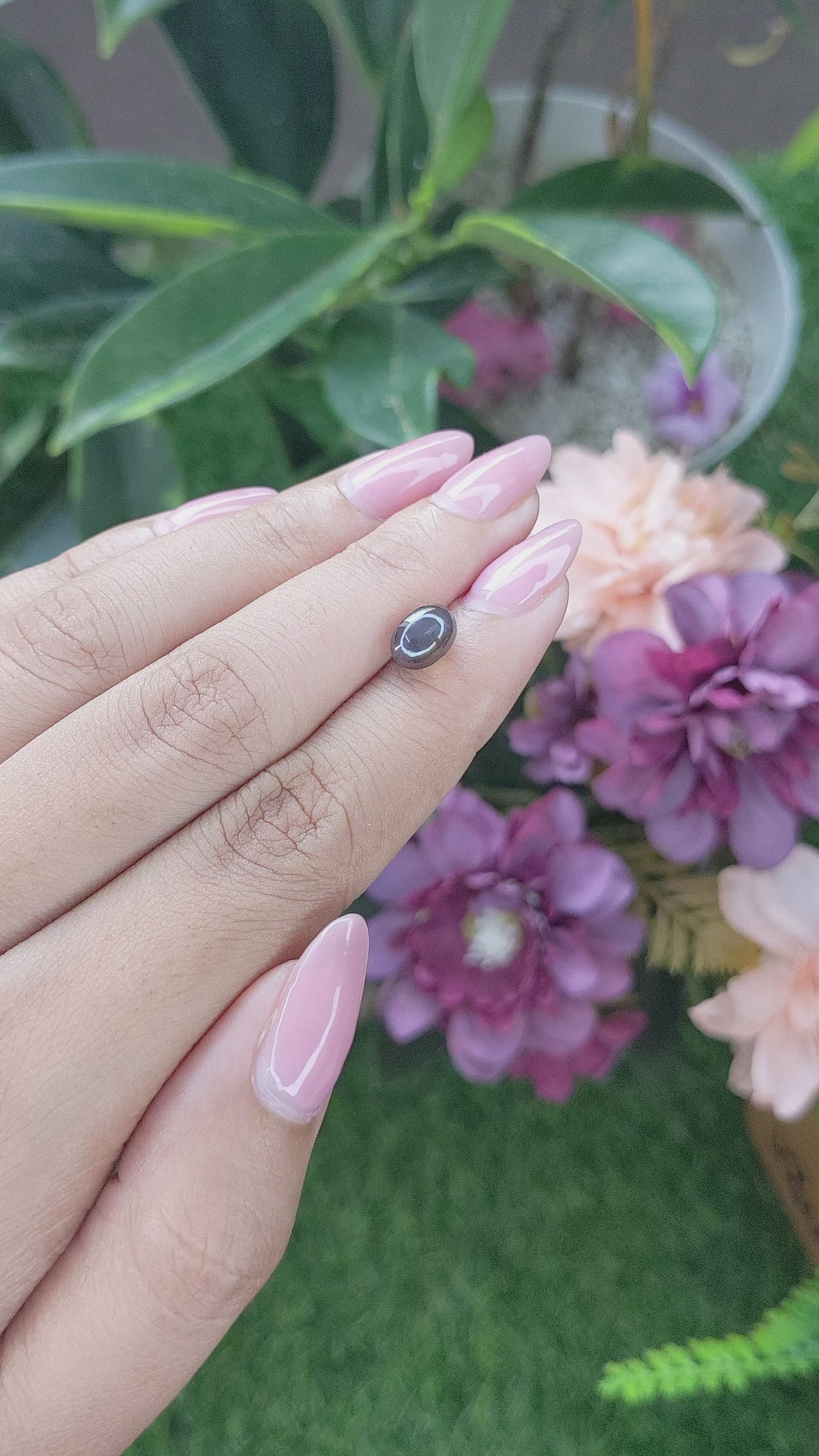 2.60 Ct. Cabochon Alexandrite from Tanzania Size Video