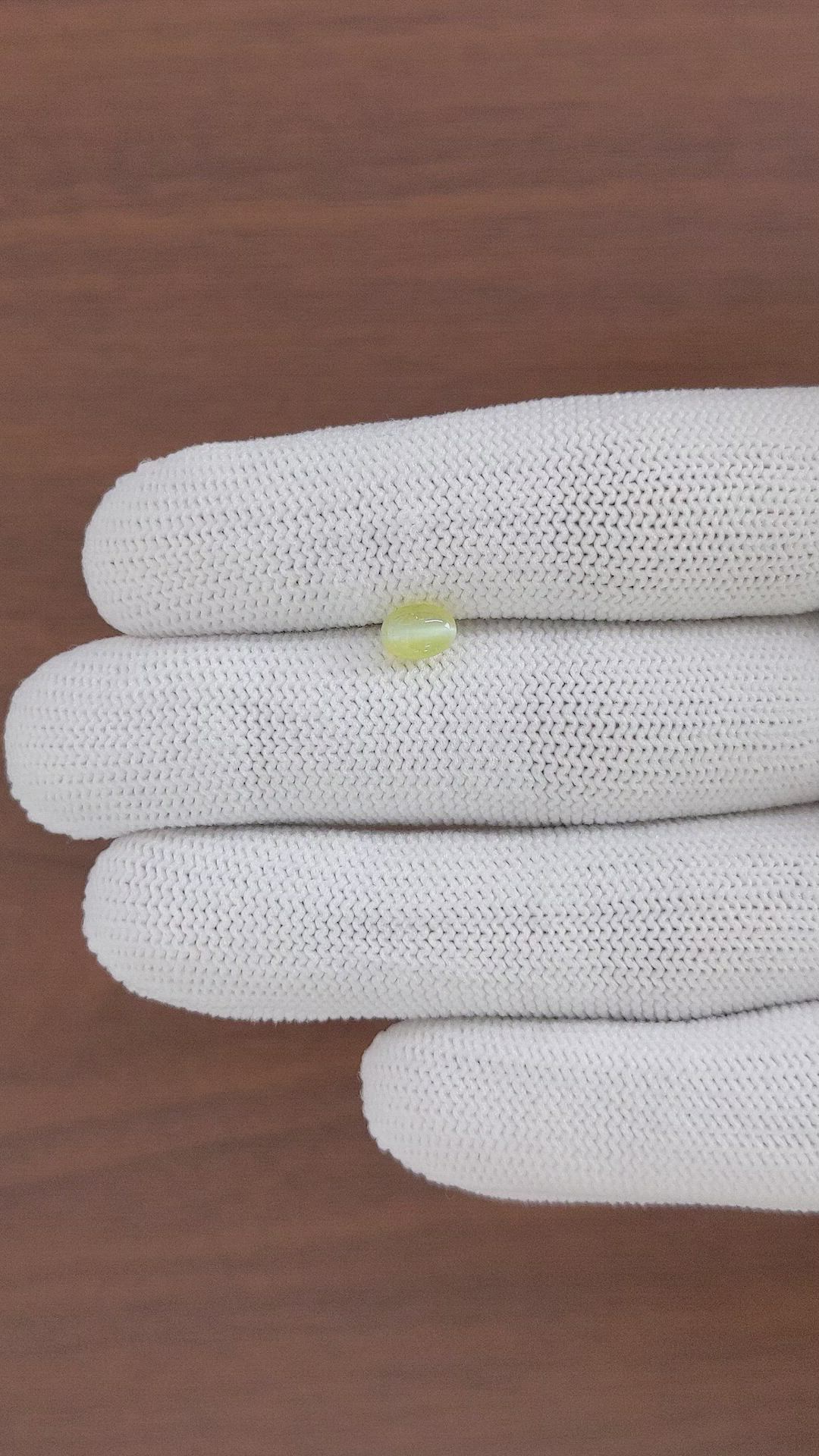 1.19 Ct. Cabochon Chrysoberyl from Tanzania Size Video