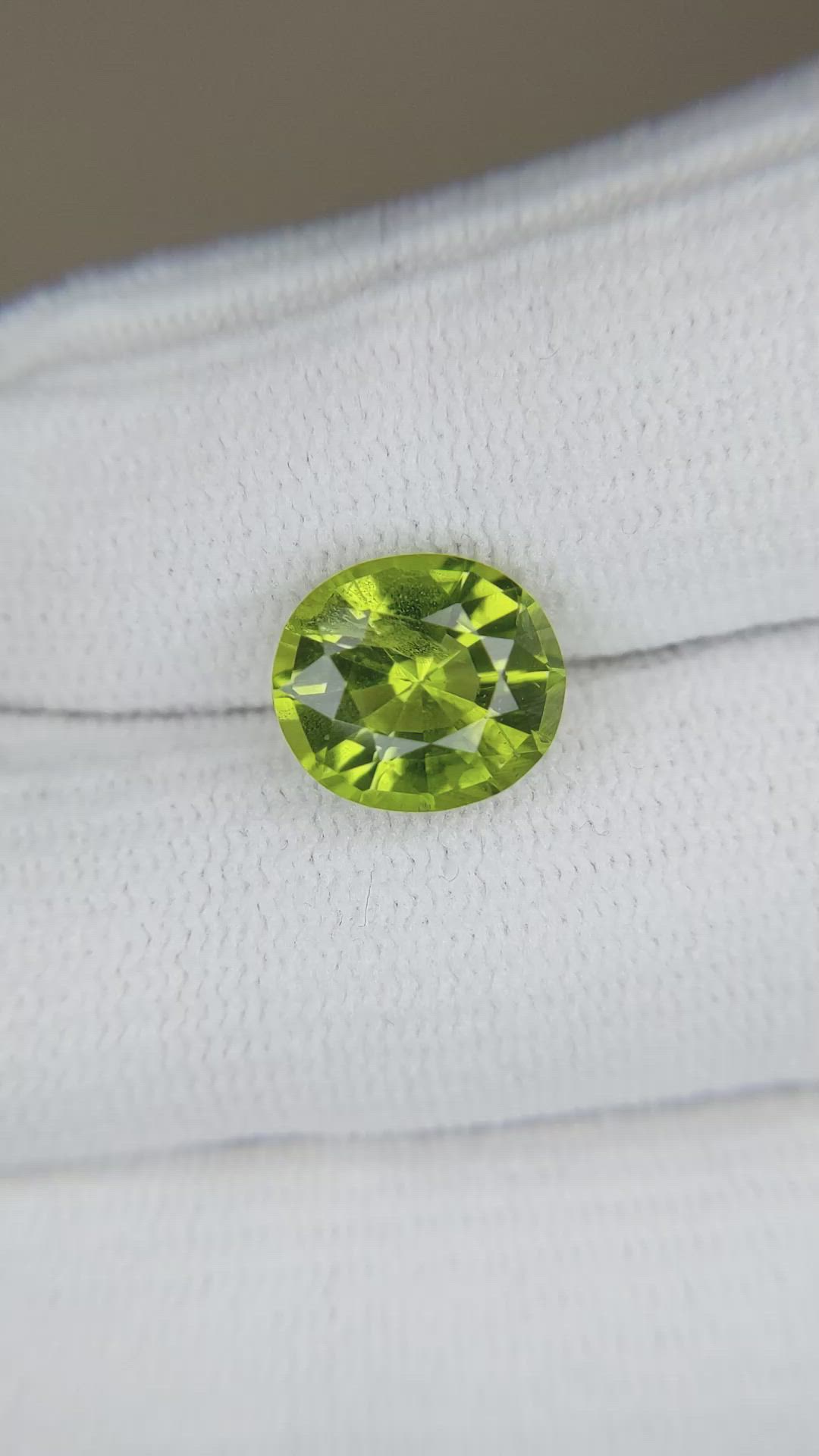 3.87 Ct. Peridot from Afghanistan Size Video