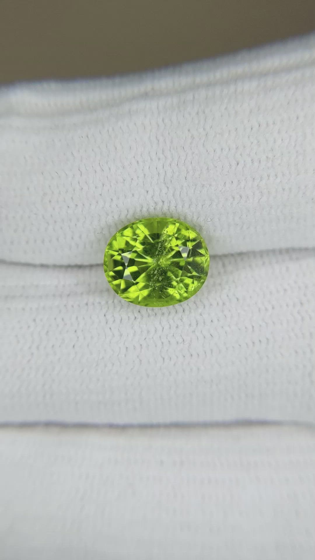 3.72 Ct. Peridot from Afghanistan Size Video