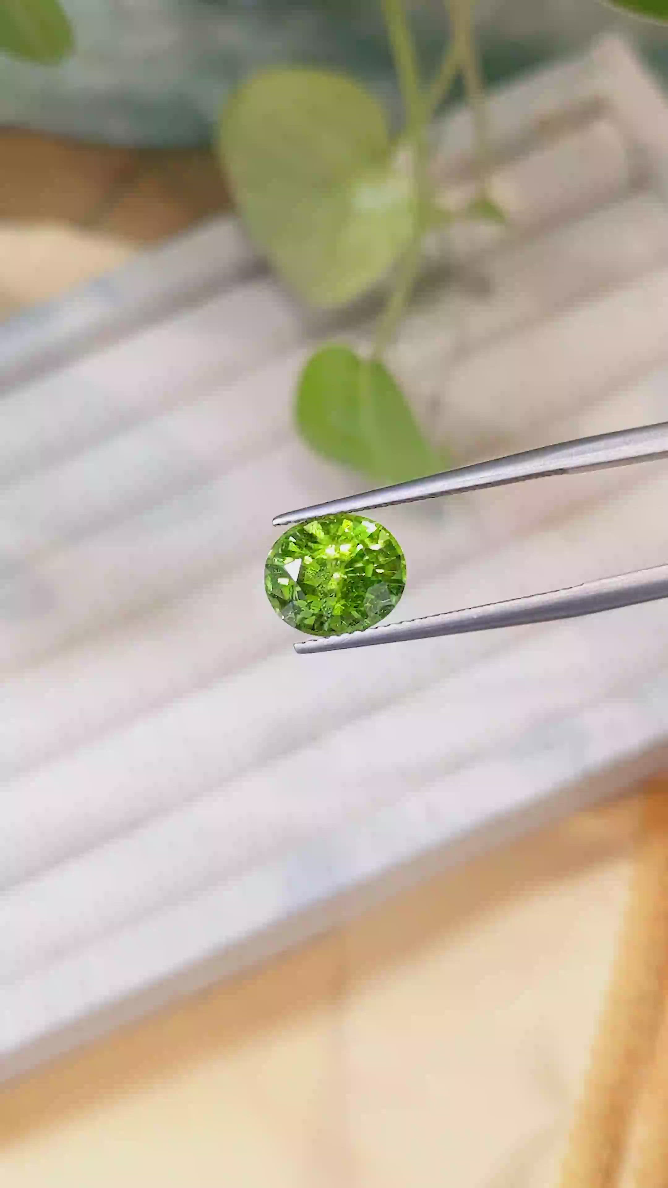 3.72 Ct. Peridot from Afghanistan Size Video
