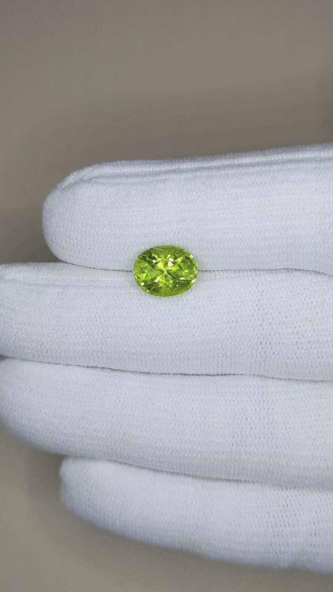 3.31 Ct. Peridot from Afghanistan Size Video