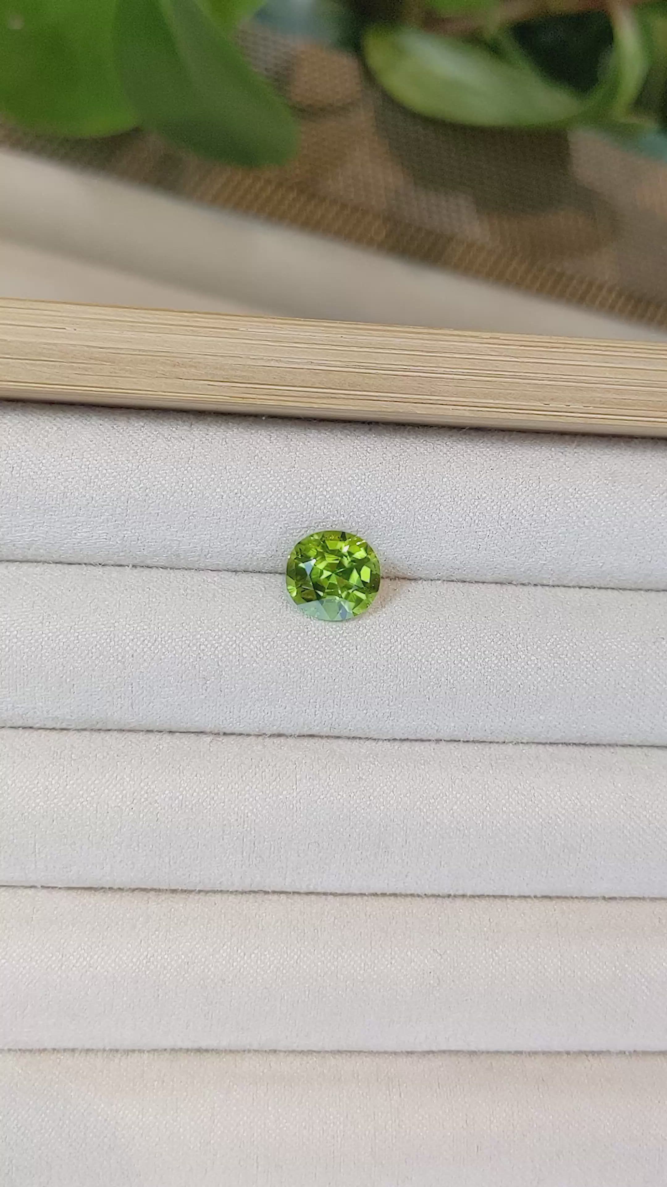 2.86 Ct. Peridot from Afghanistan Size Video
