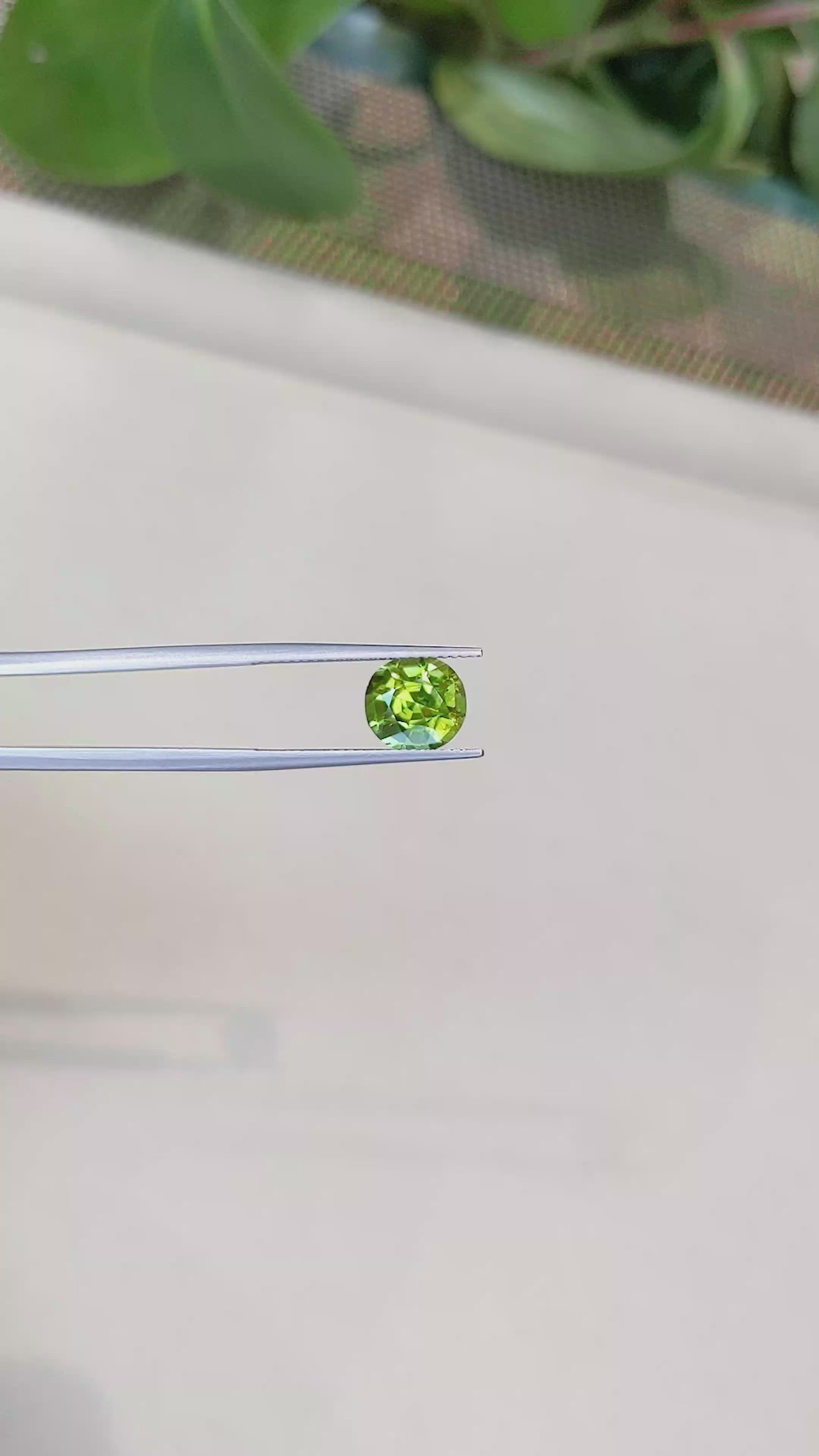 2.86 Ct. Peridot from Afghanistan Size Video
