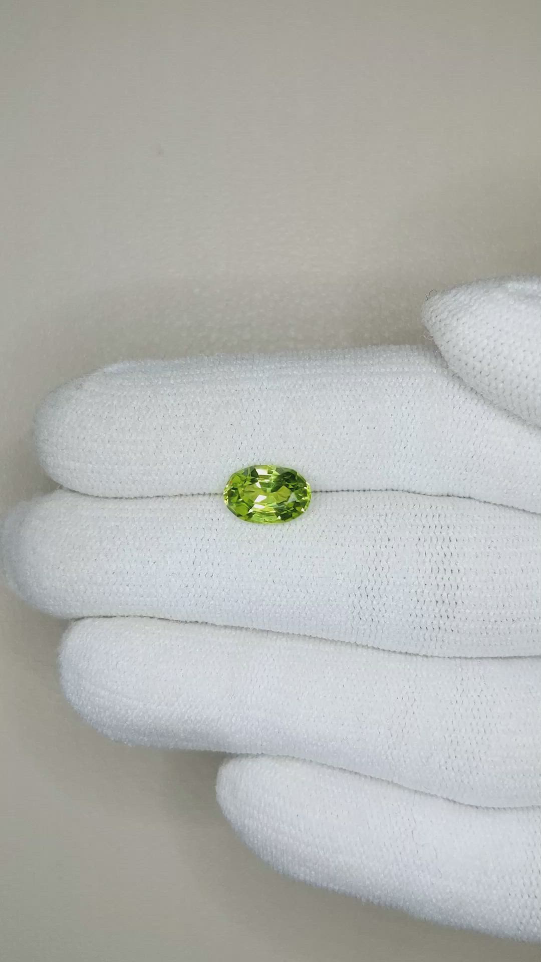 1.68 Ct. Peridot from Afghanistan Size Video