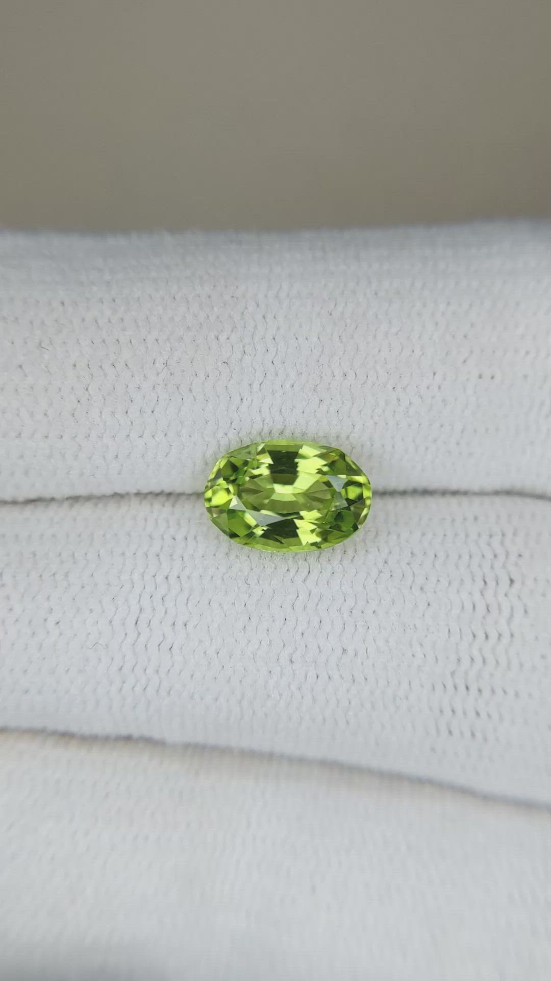 1.68 Ct. Peridot from Afghanistan Size Video