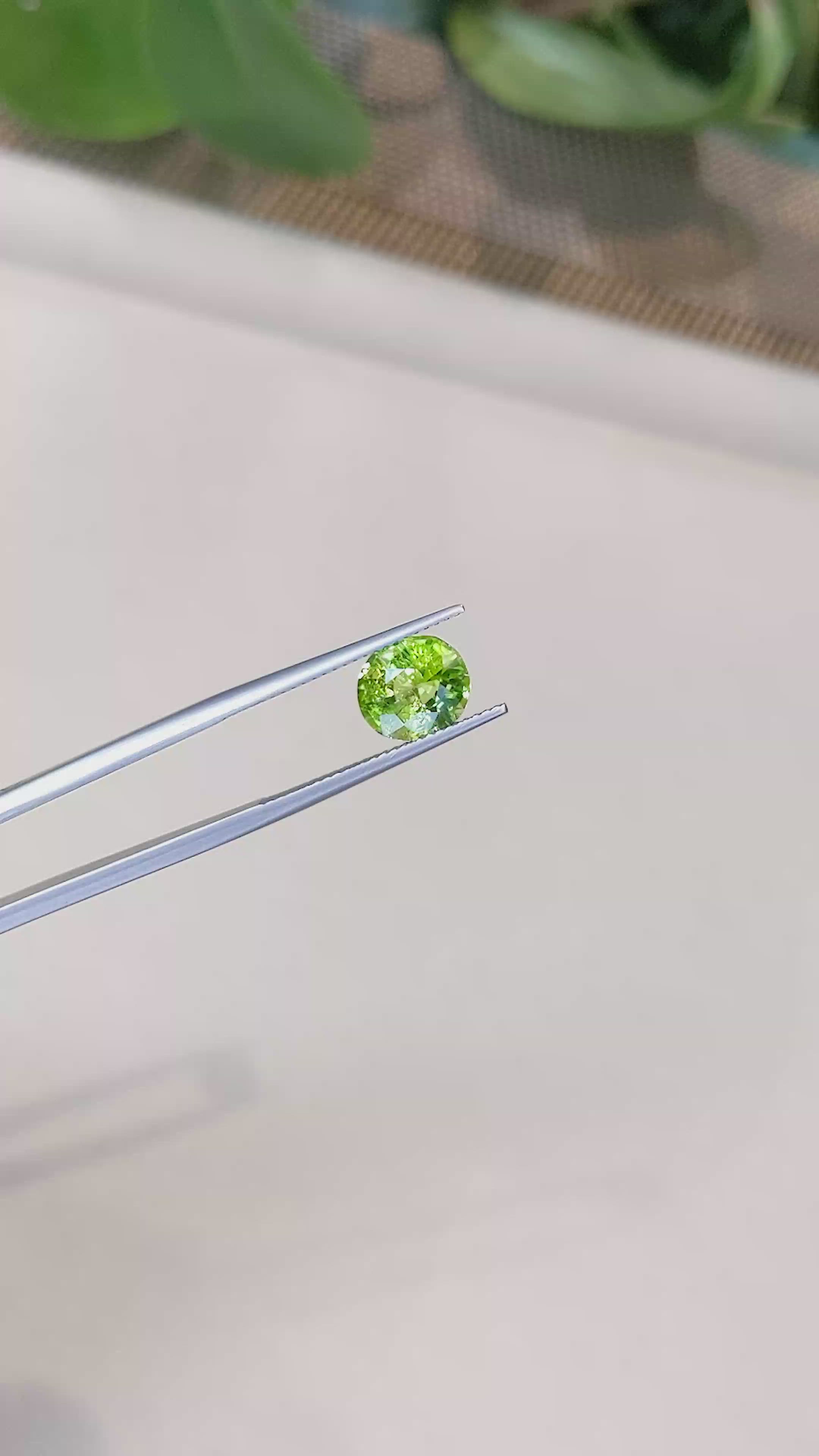 2.64 Ct. Peridot from Afghanistan Size Video