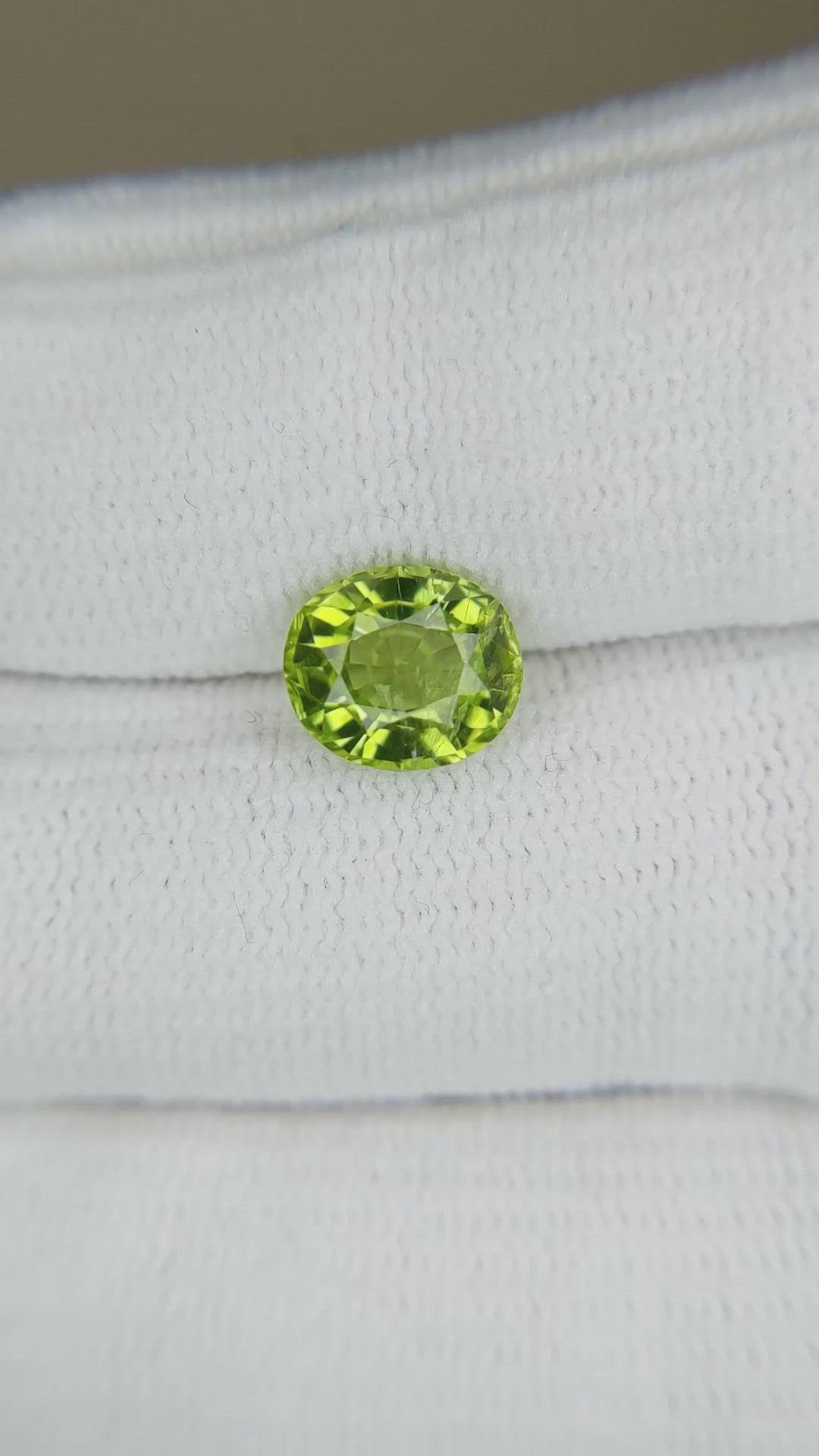 2.19 Ct. Peridot from Afghanistan Size Video