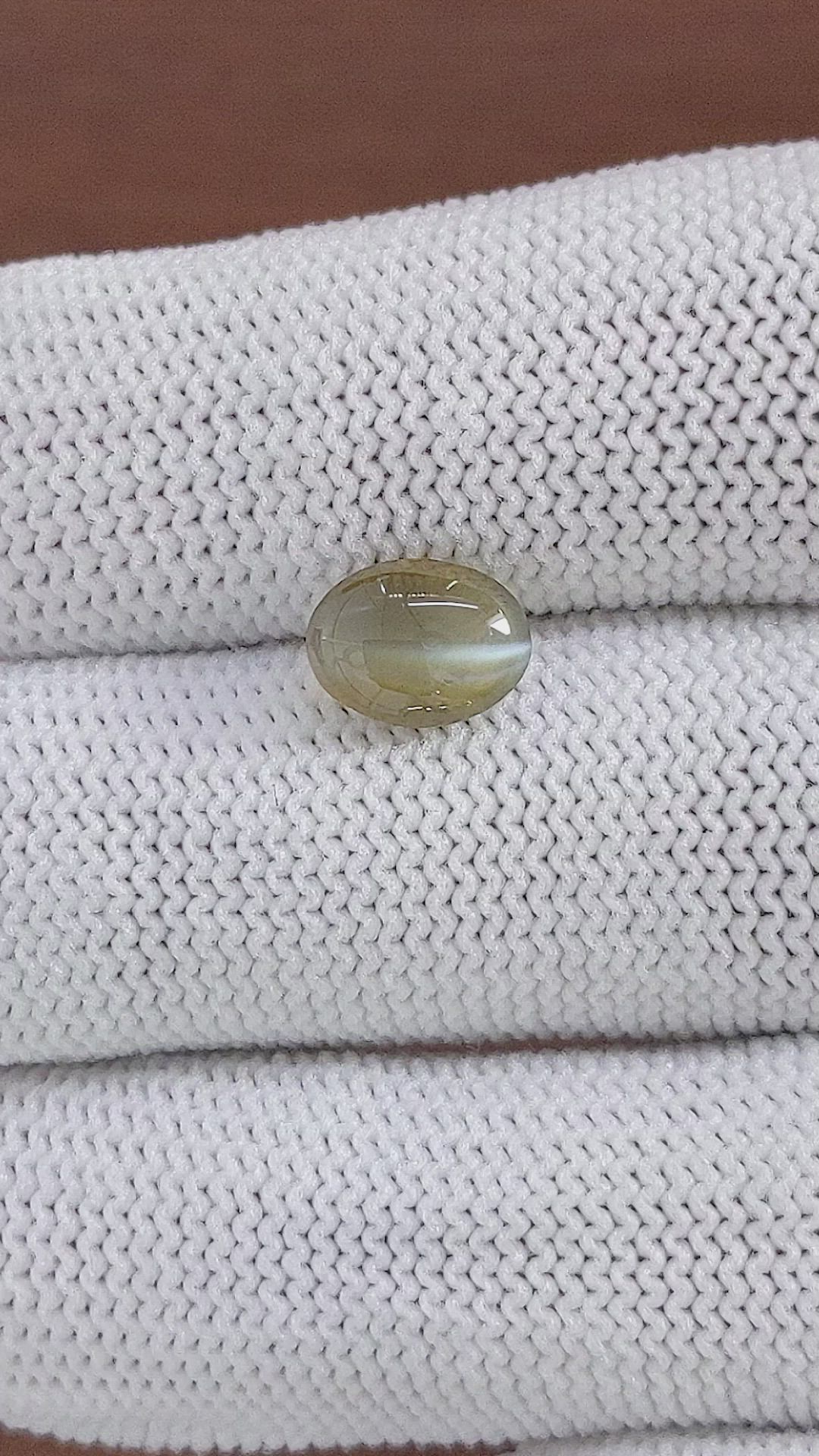 2.51 Ct. Cabochon Chrysoberyl from Tanzania Size Video