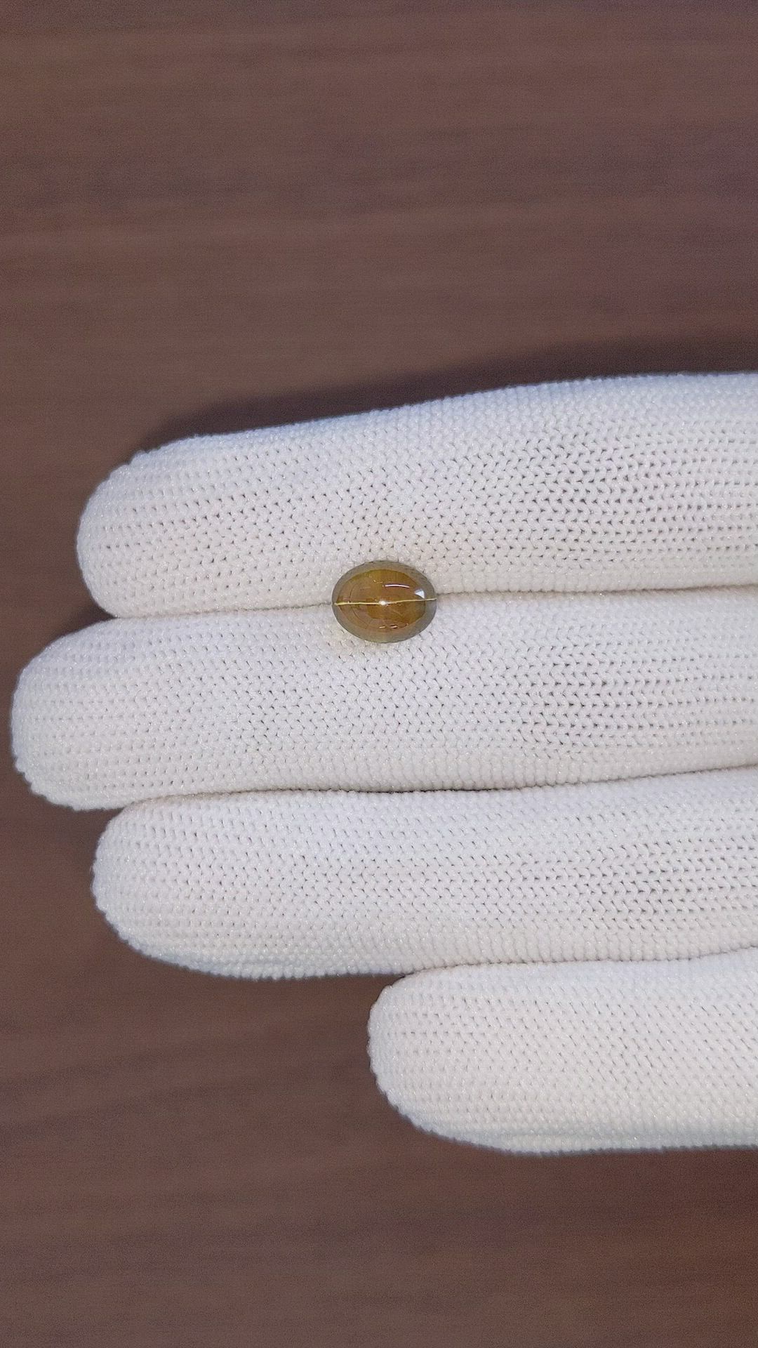 3.65 Ct. Cabochon Chrysoberyl from Tanzania Size Video