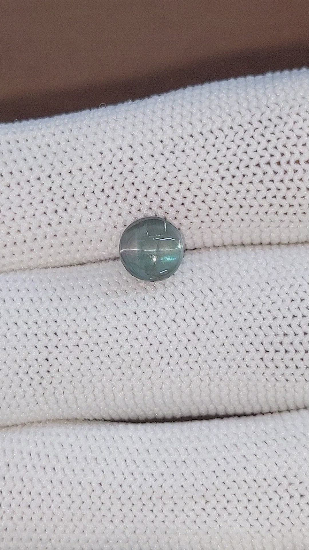2.46 Ct. Cabochon Alexandrite from Madagascar Size Video