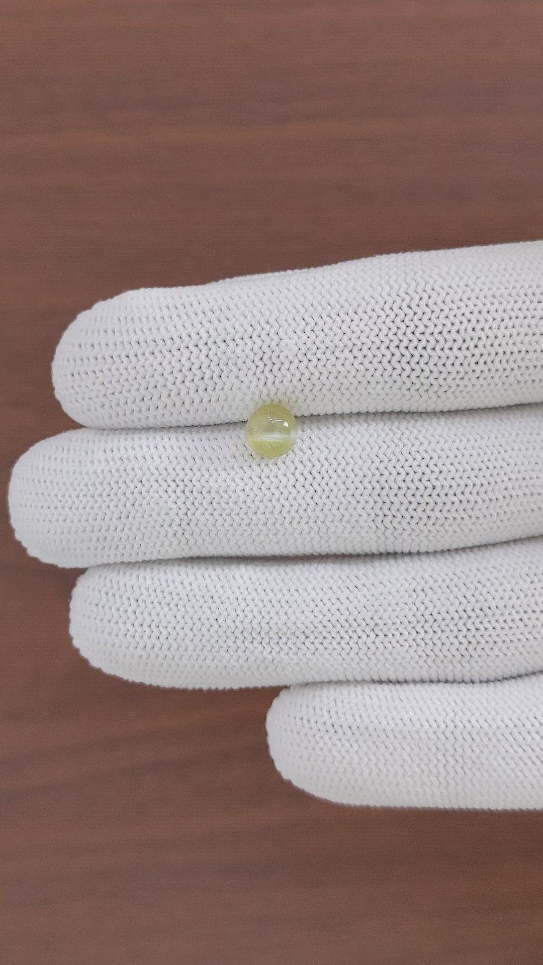 1.44 Ct. Cabochon Chrysoberyl from Tanzania Size Video