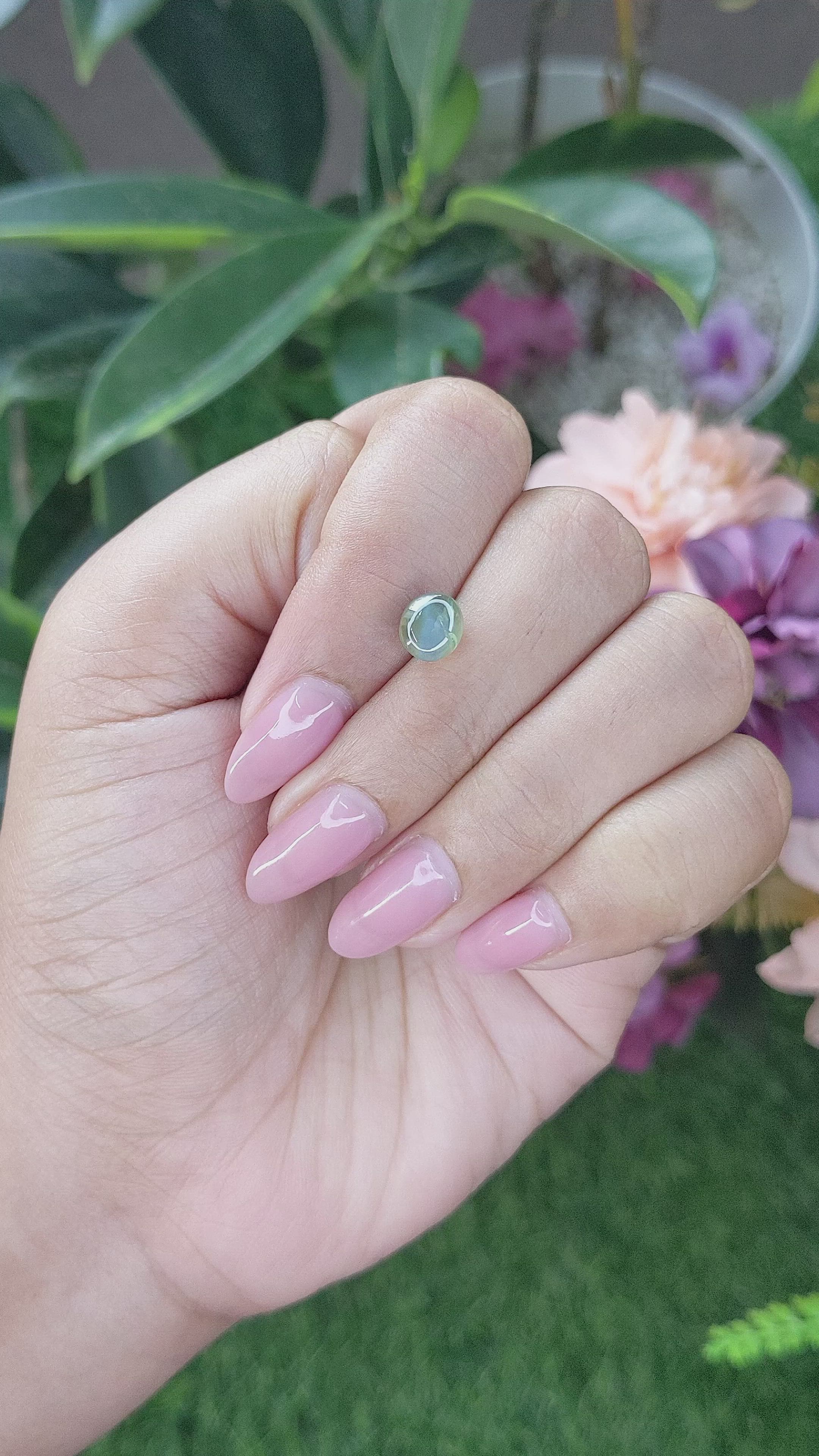 1.89 Ct. Cabochon Alexandrite from Tanzania Size Video