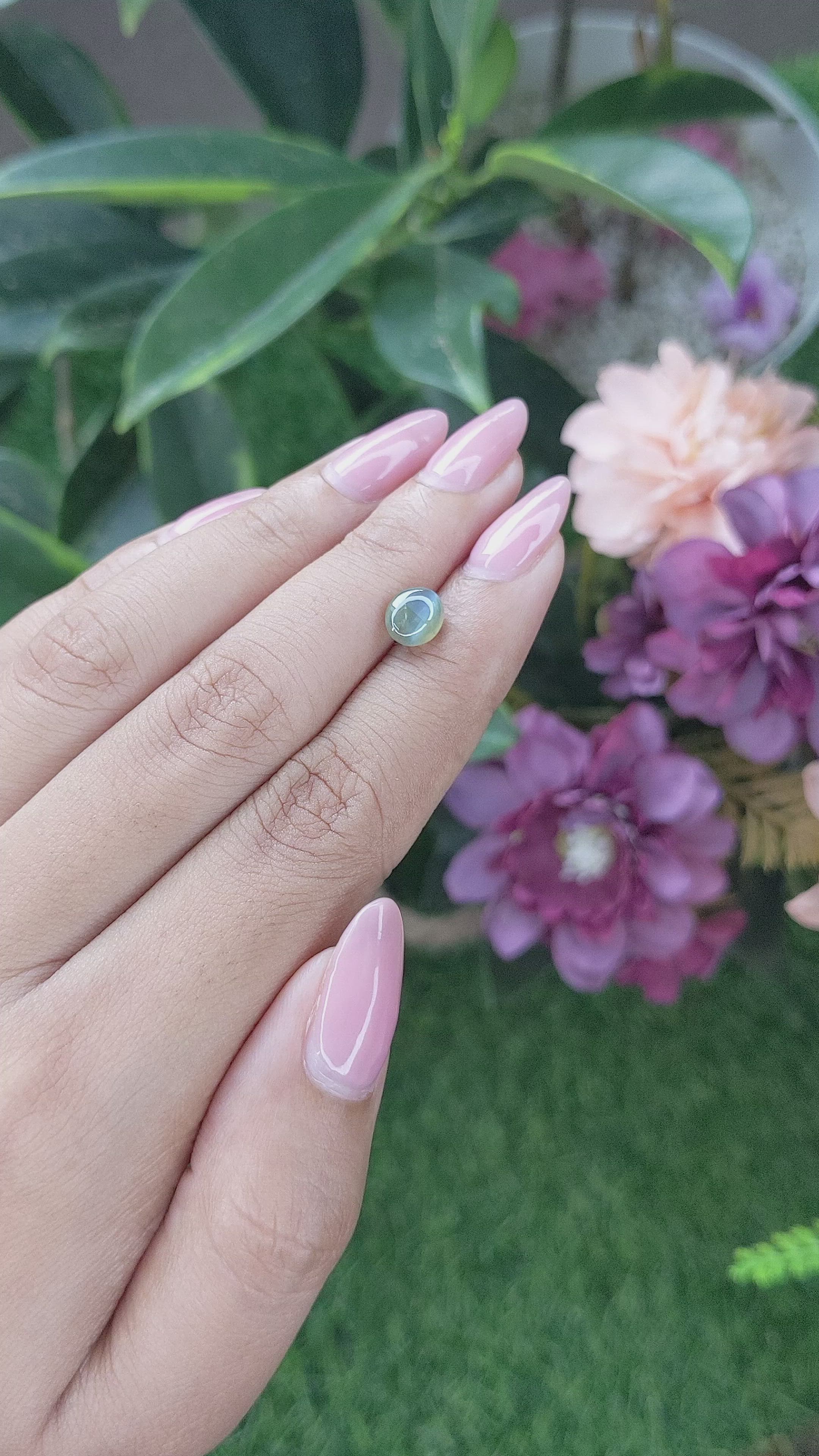 1.89 Ct. Cabochon Alexandrite from Tanzania Size Video