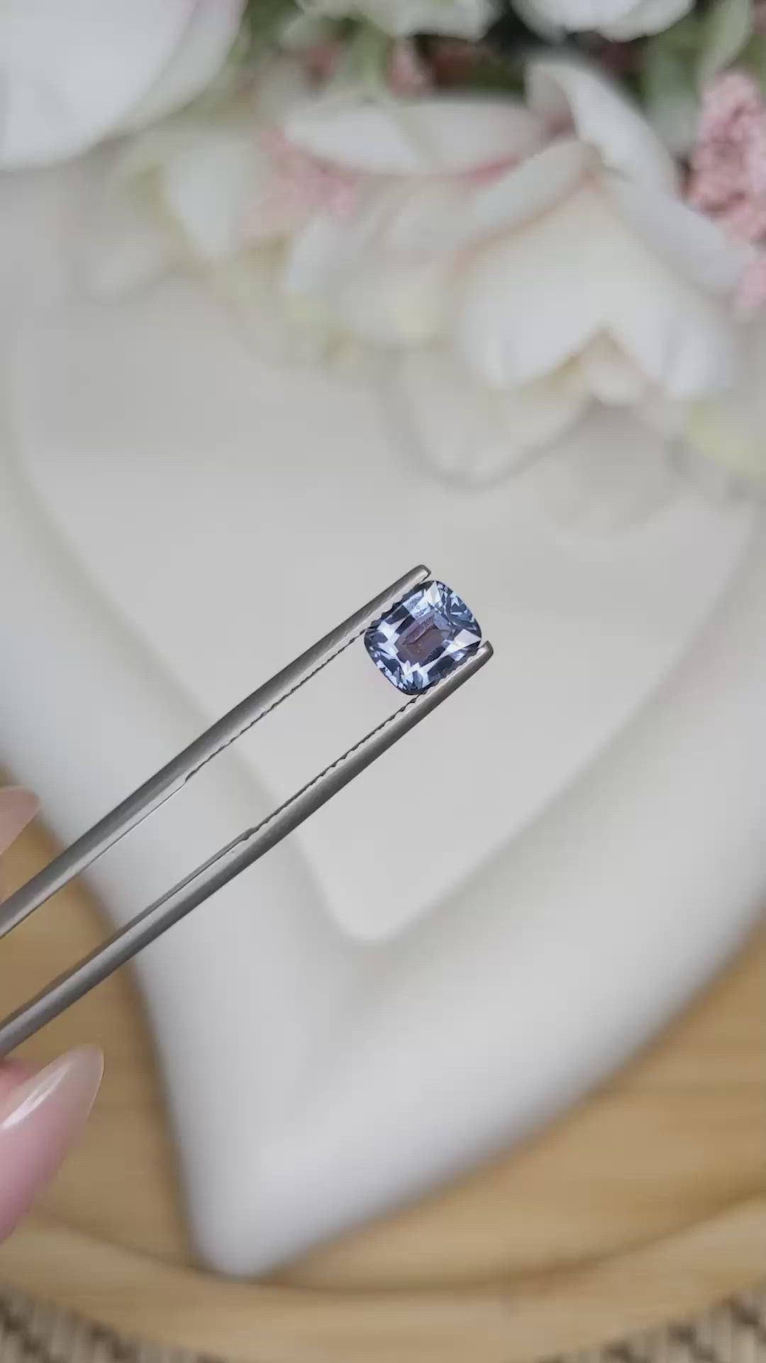 1.15 Ct. Spinel from Ceylon (Sri Lanka) Size Video