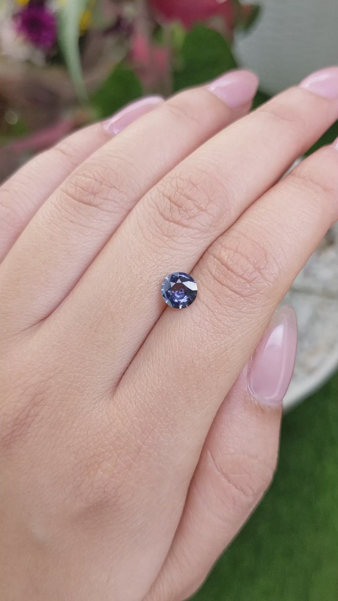 0.94 Ct. Spinel from Ceylon (Sri Lanka) Size Video