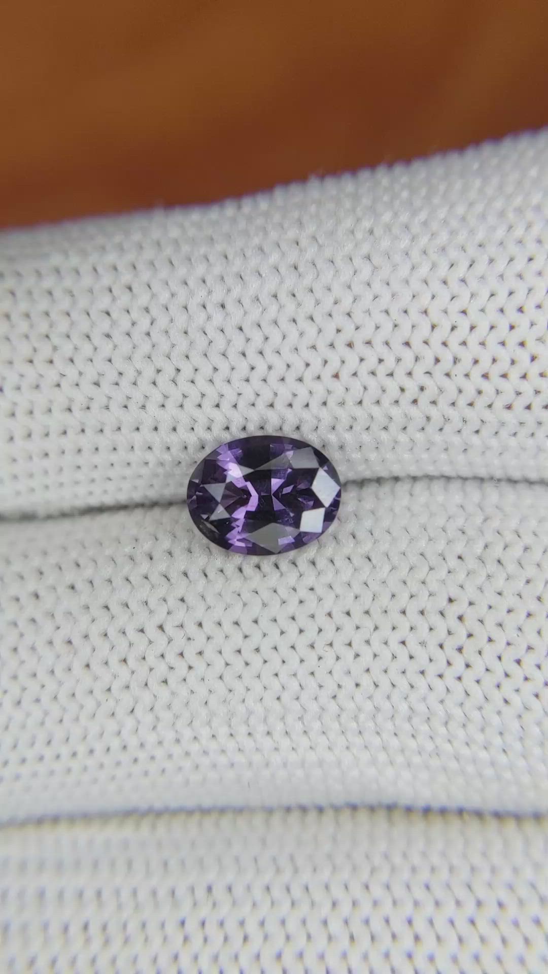 1.43 Ct. Spinel from Ceylon (Sri Lanka) Size Video