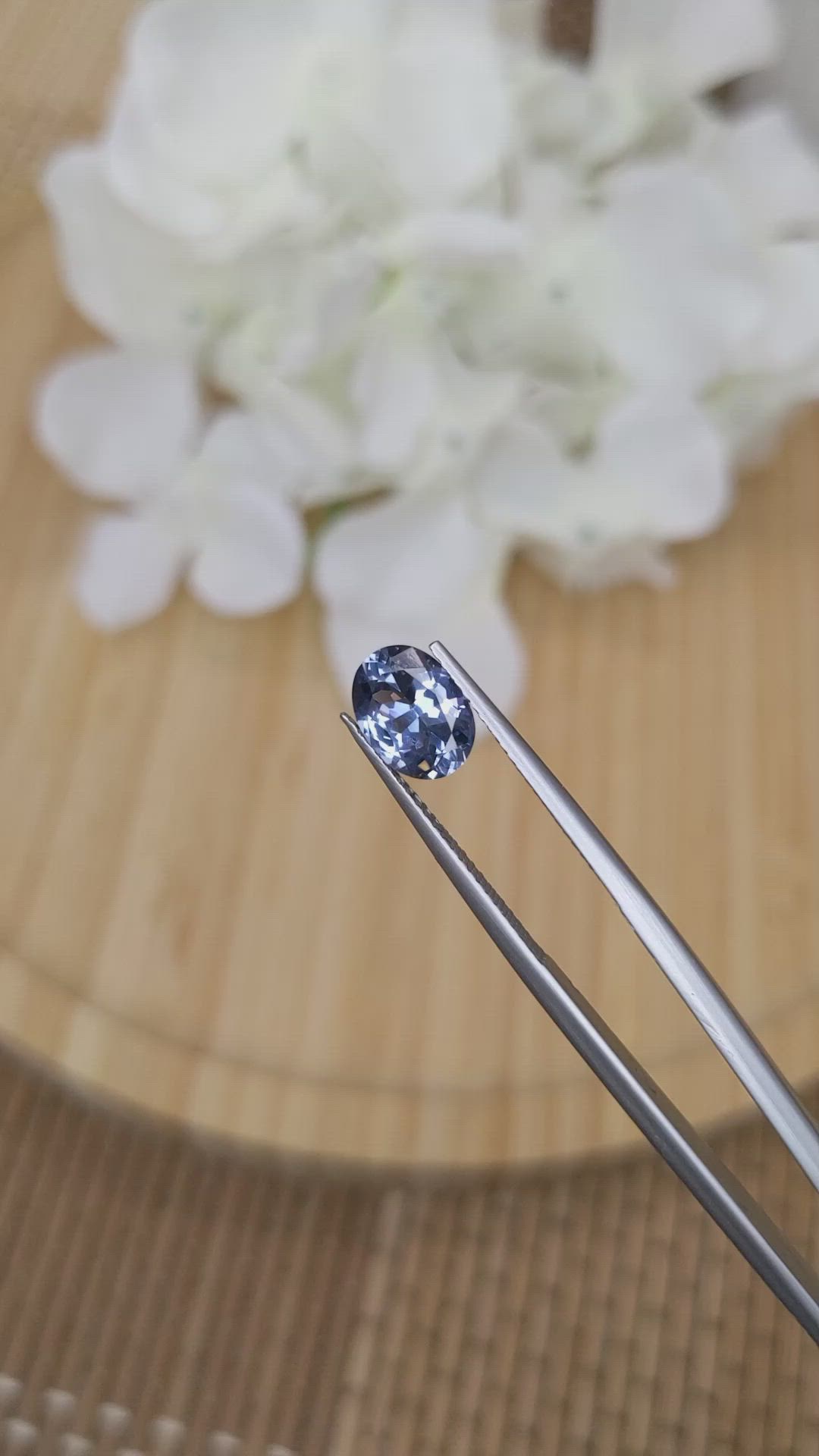 1.72 Ct. Spinel from Ceylon (Sri Lanka) Size Video