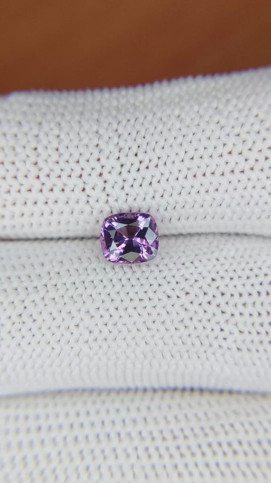 1.01 Ct. Spinel from Ceylon (Sri Lanka) Size Video