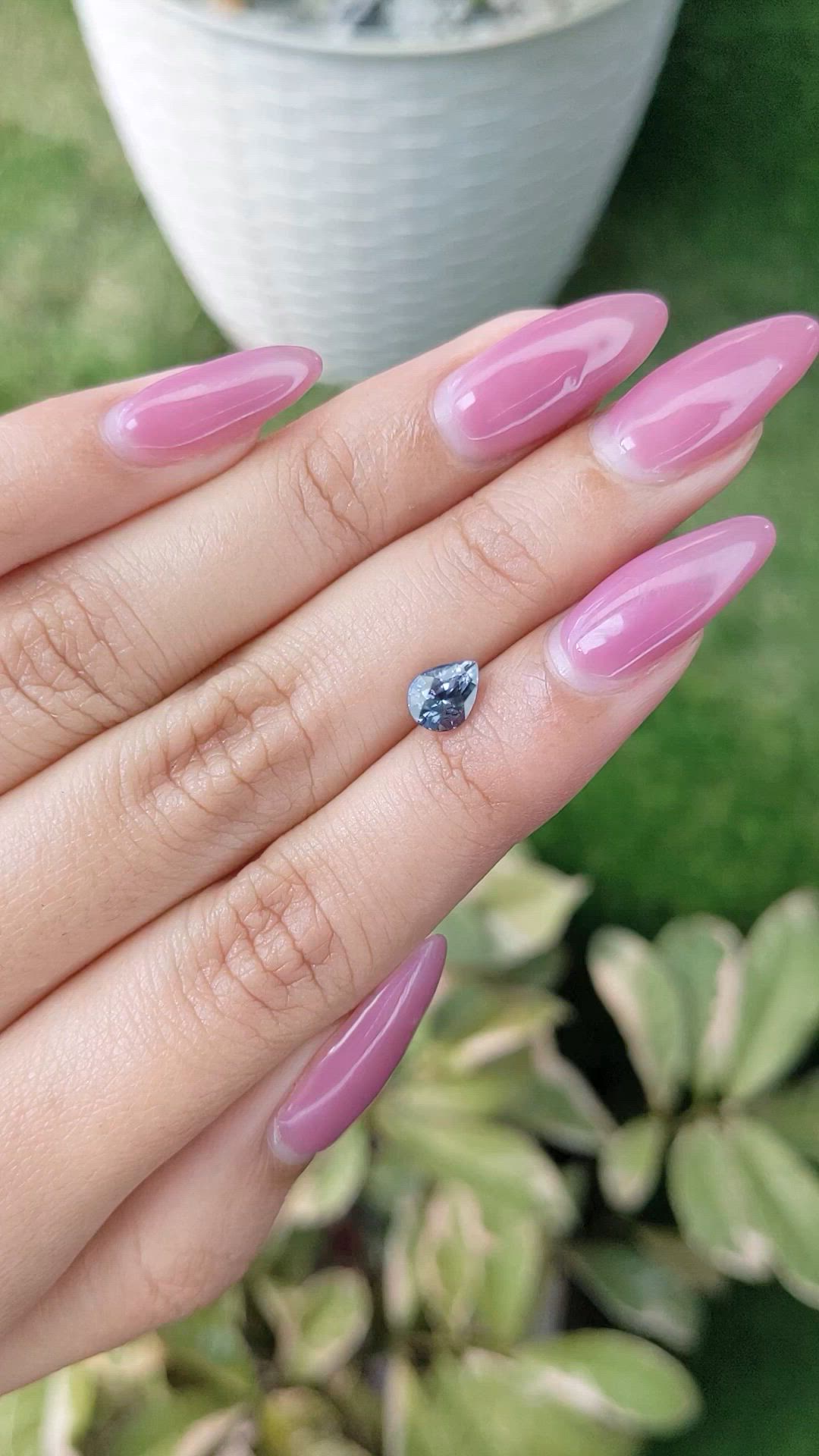 1.01 Ct. Spinel from Ceylon (Sri Lanka) Size Video