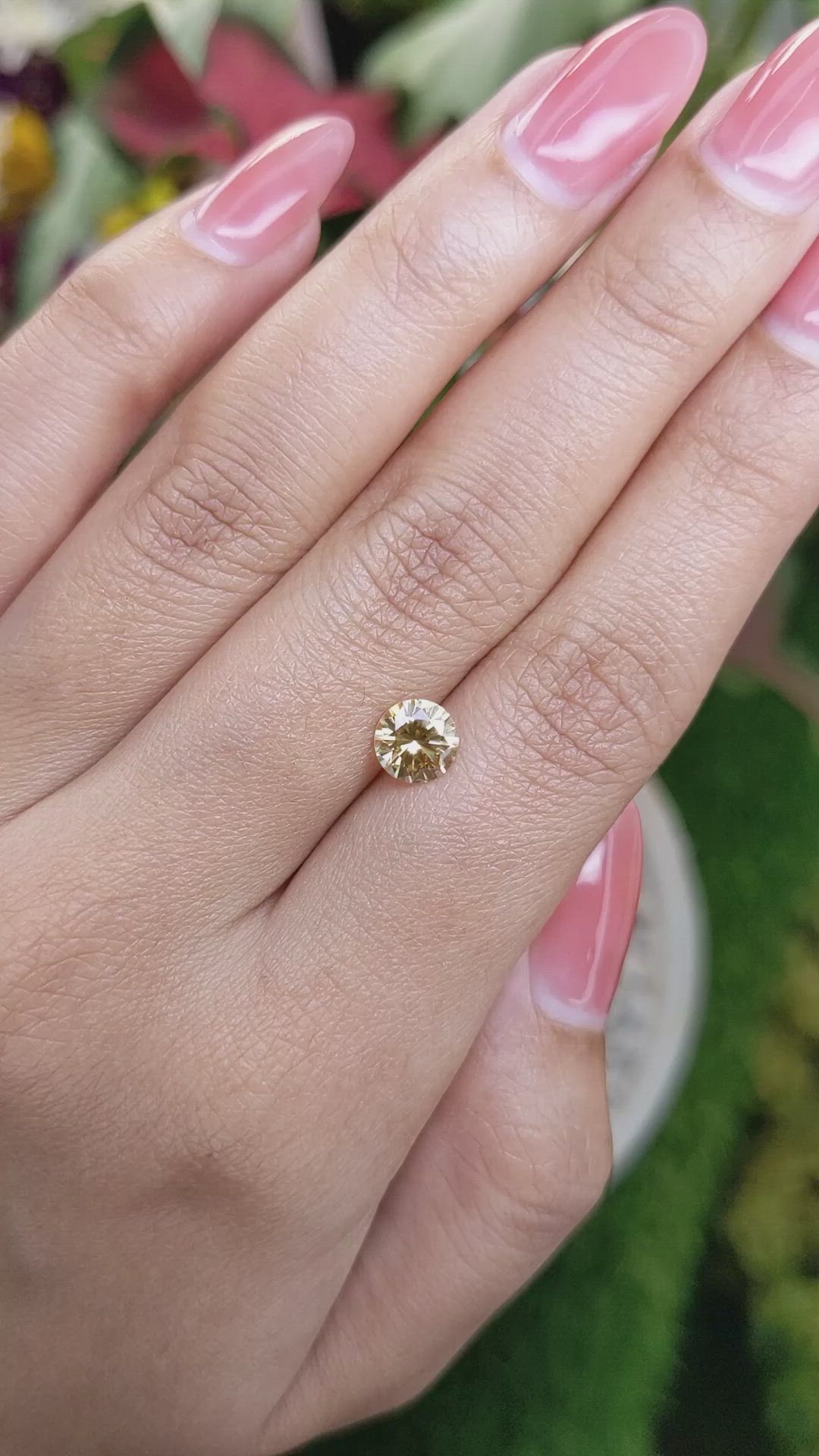 2.11 Ct. Citrine from Ceylon (Sri Lanka) Size Video