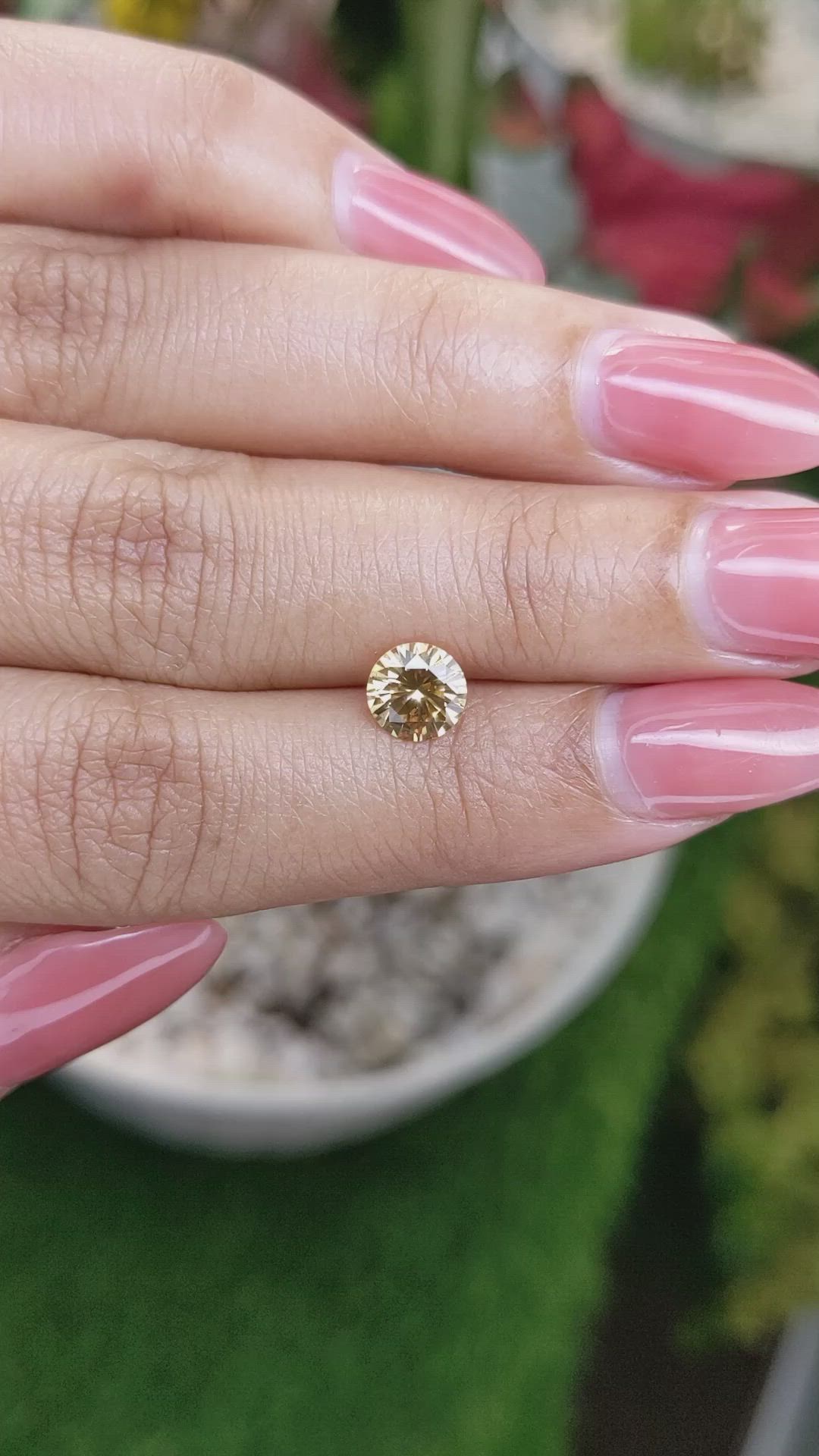 2.11 Ct. Citrine from Ceylon (Sri Lanka) Size Video