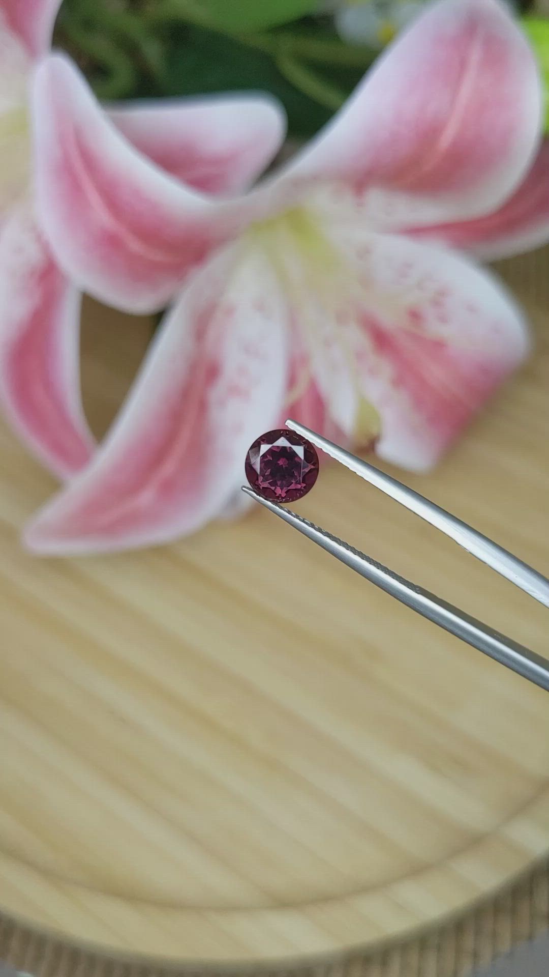 1.47 Ct. Tourmaline from Ceylon (Sri Lanka) Size Video