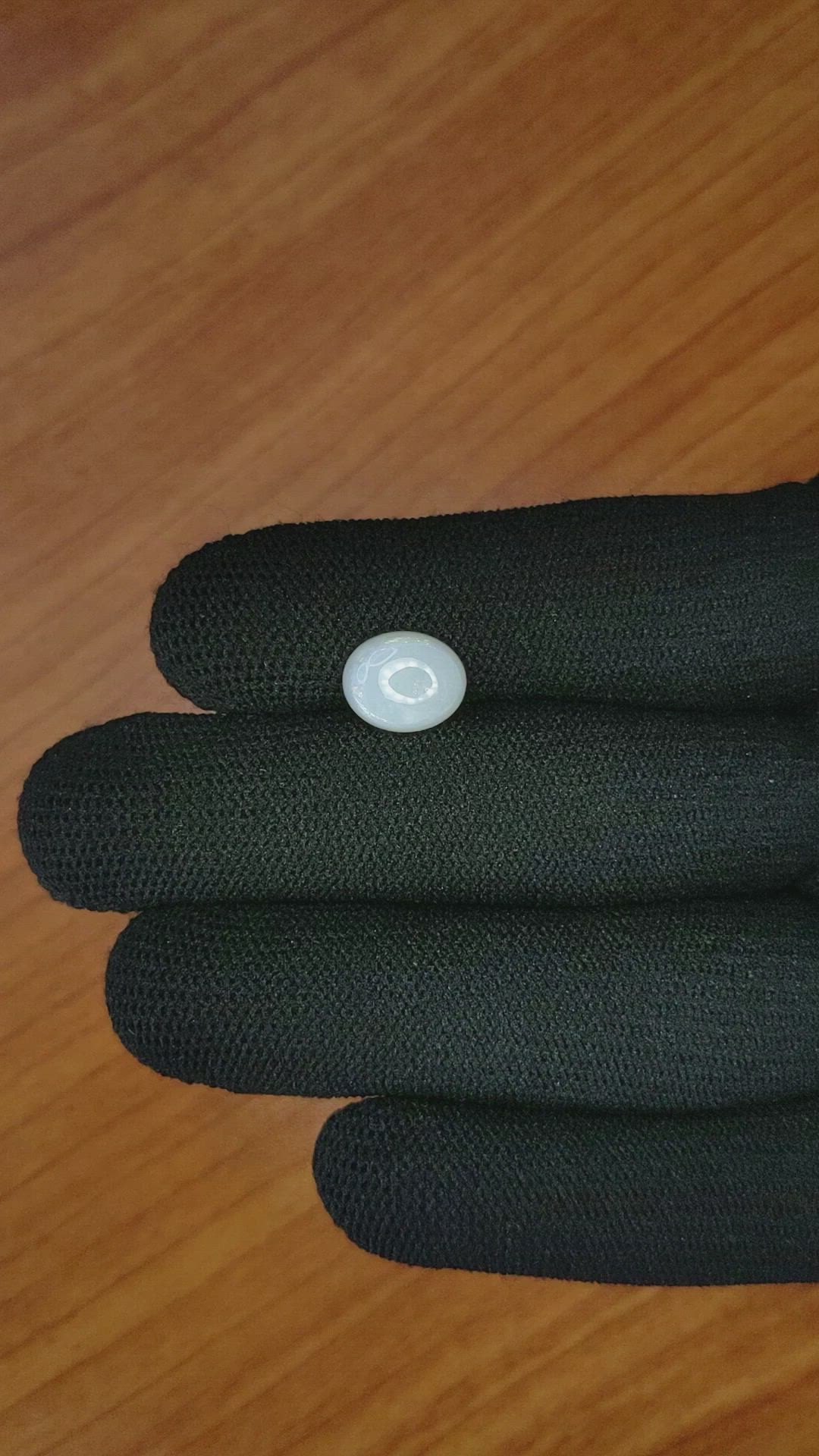 2.30 Ct. Cabochon White Opal from Brazil Size Video