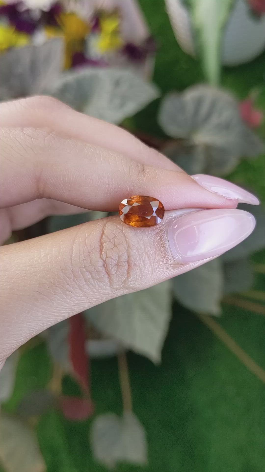 2.78 Ct. Hessonite Garnet from Madagascar Size Video