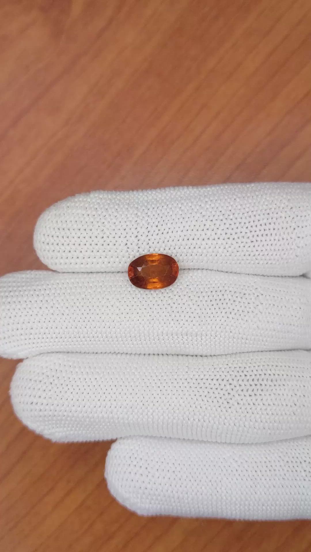 2.78 Ct. Hessonite Garnet from Madagascar Size Video
