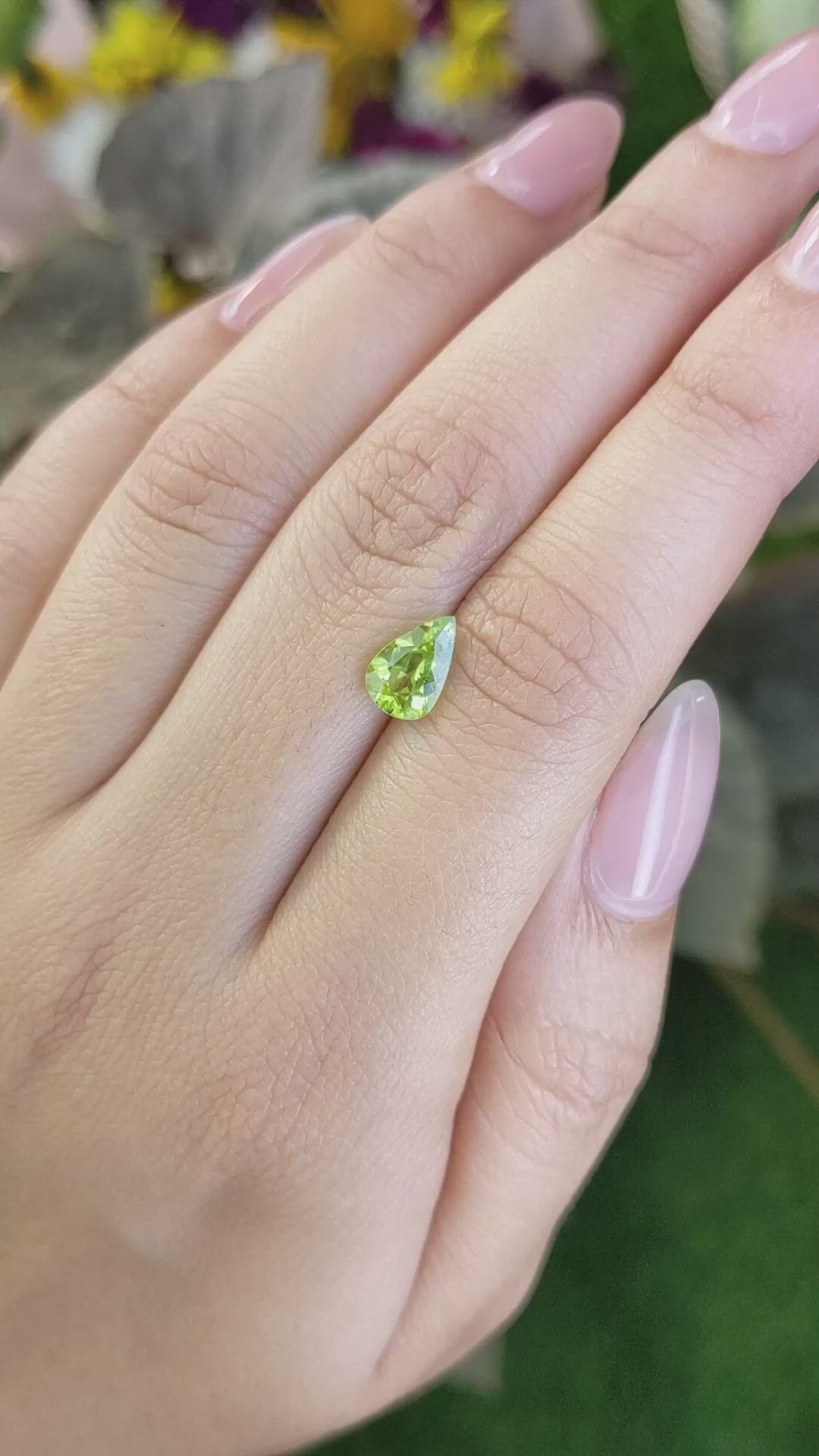 1.18 Ct. Peridot from Madagascar Size Video