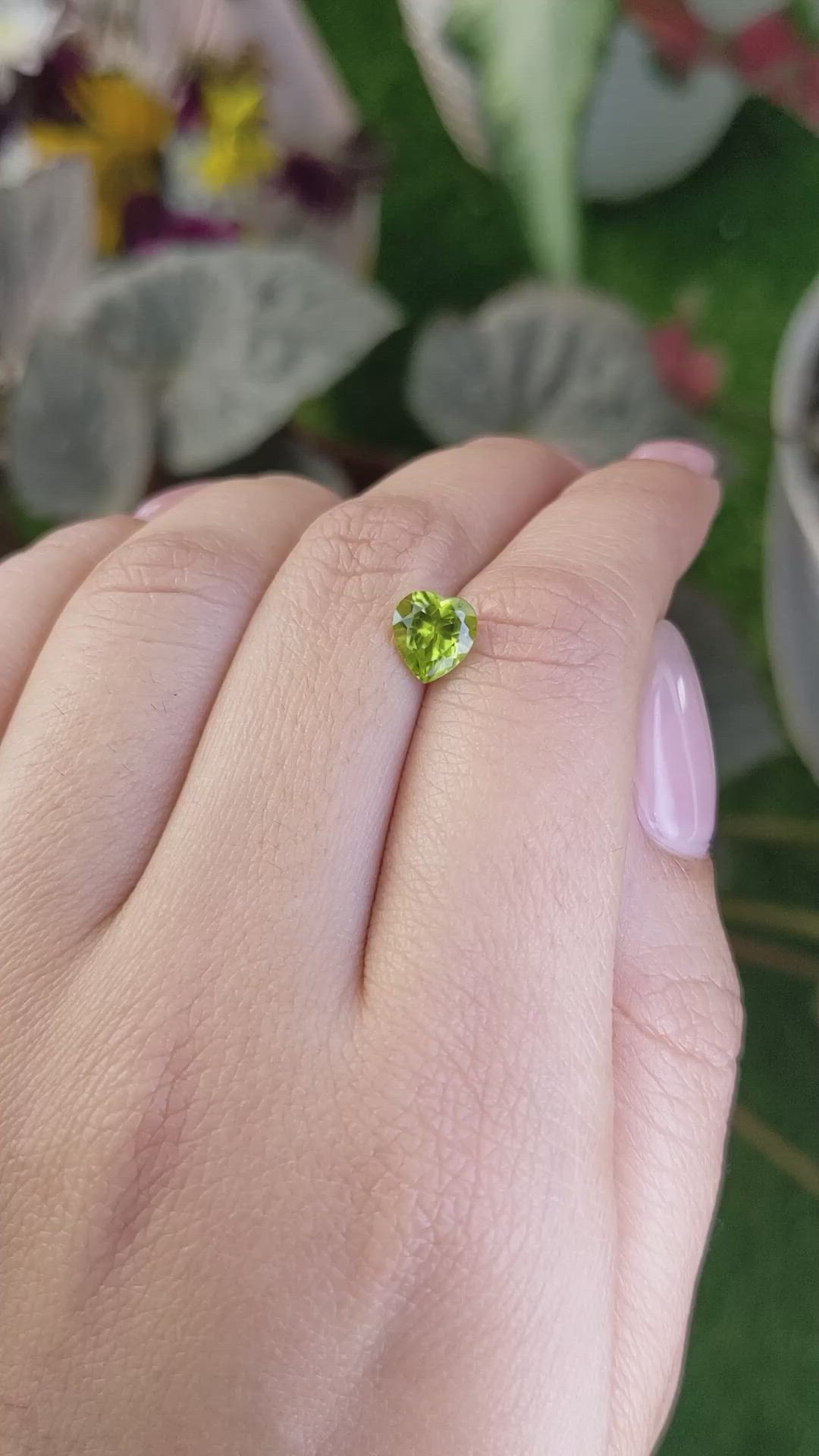 1.30 Ct. Peridot from Madagascar Size Video