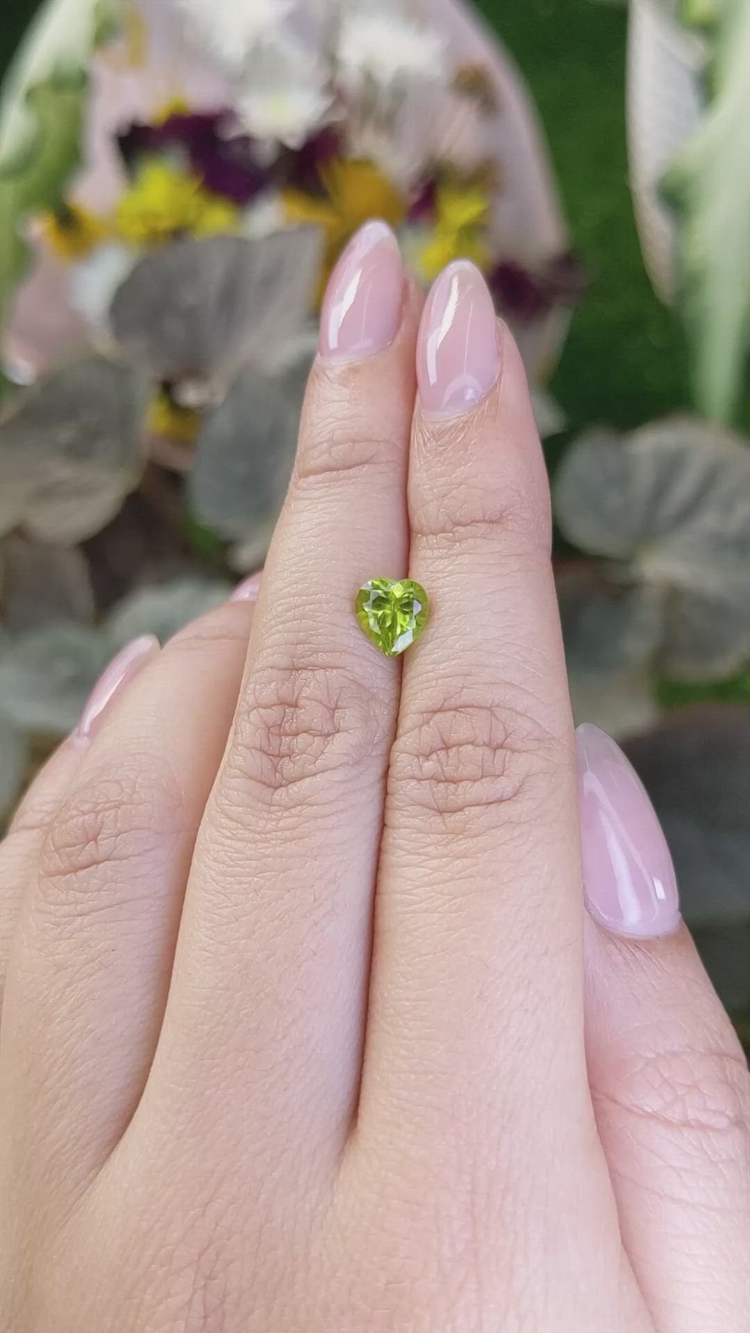 1.30 Ct. Peridot from Madagascar Size Video