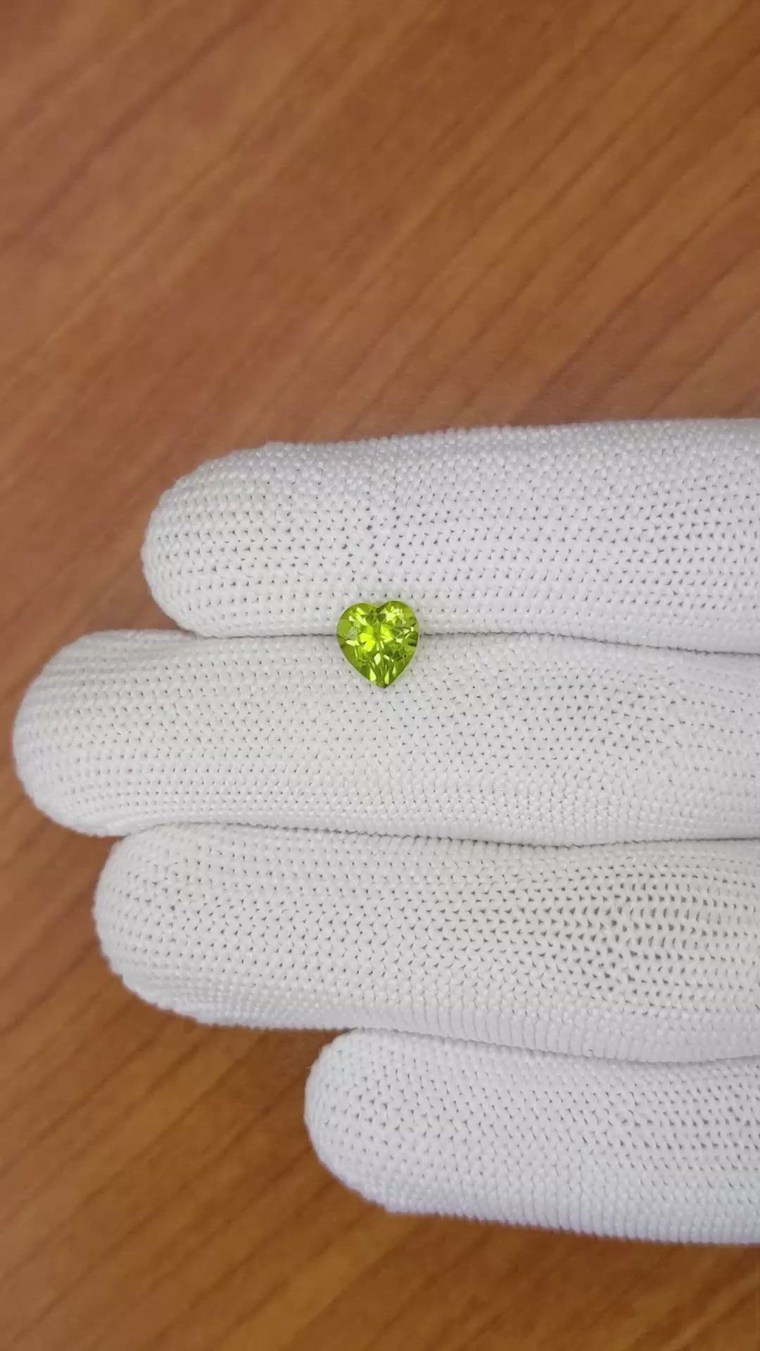 1.30 Ct. Peridot from Madagascar Size Video