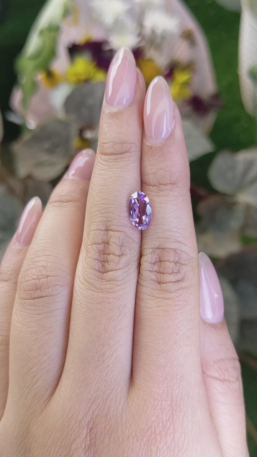 1.55 Ct. Amethyst from Madagascar Size Video