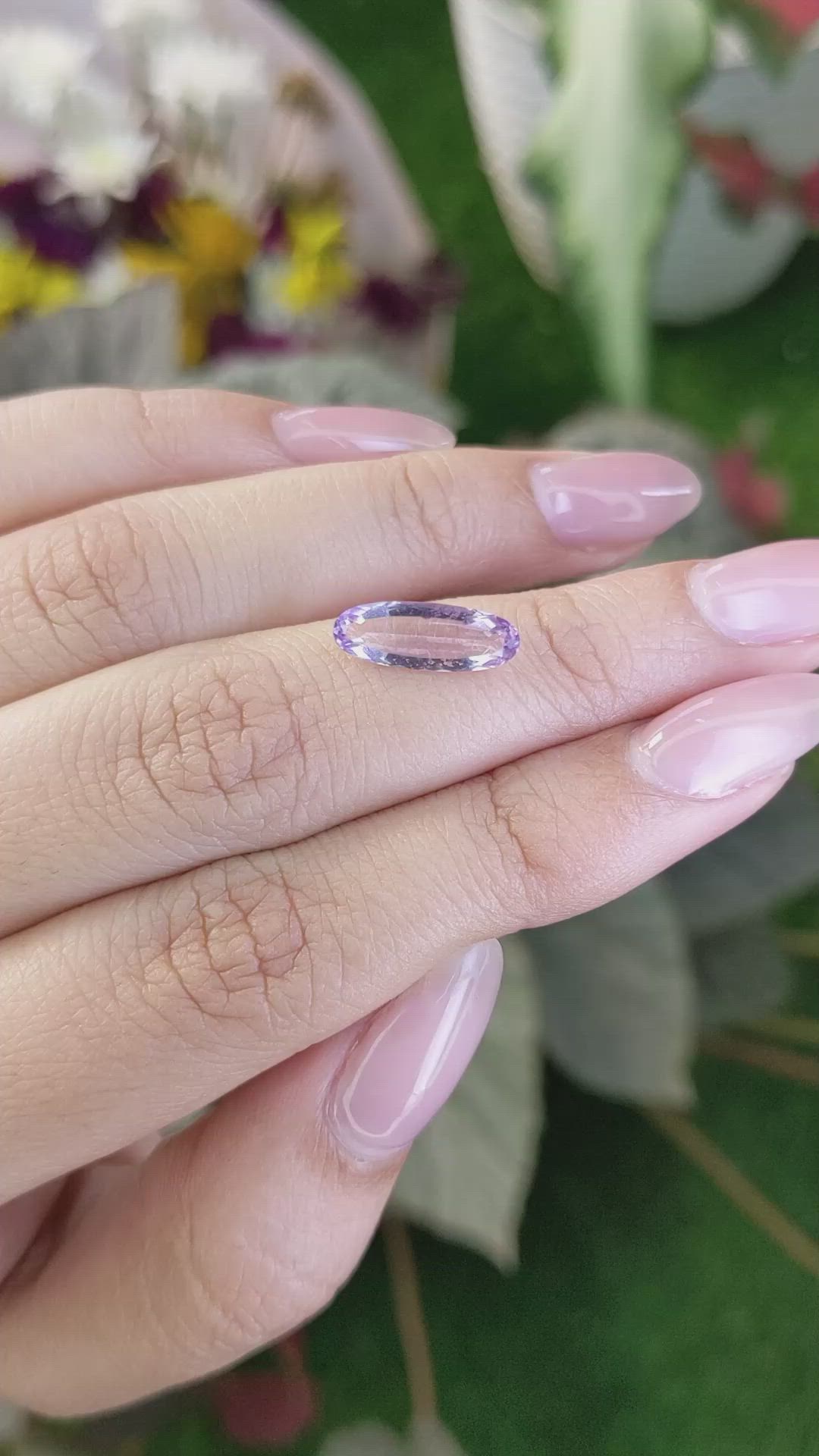 1.64 Ct. Amethyst from Brazil Size Video