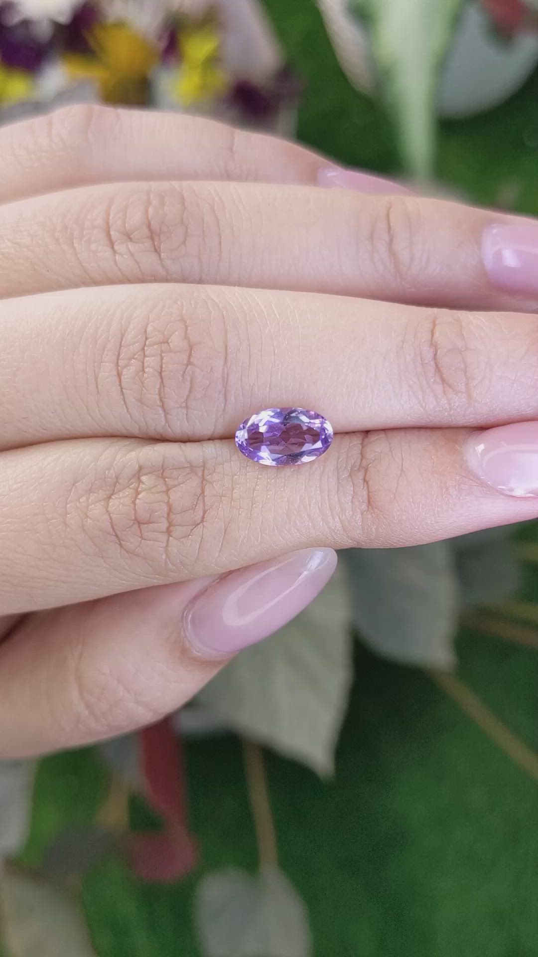 1.42 Ct. Amethyst from Madagascar Size Video