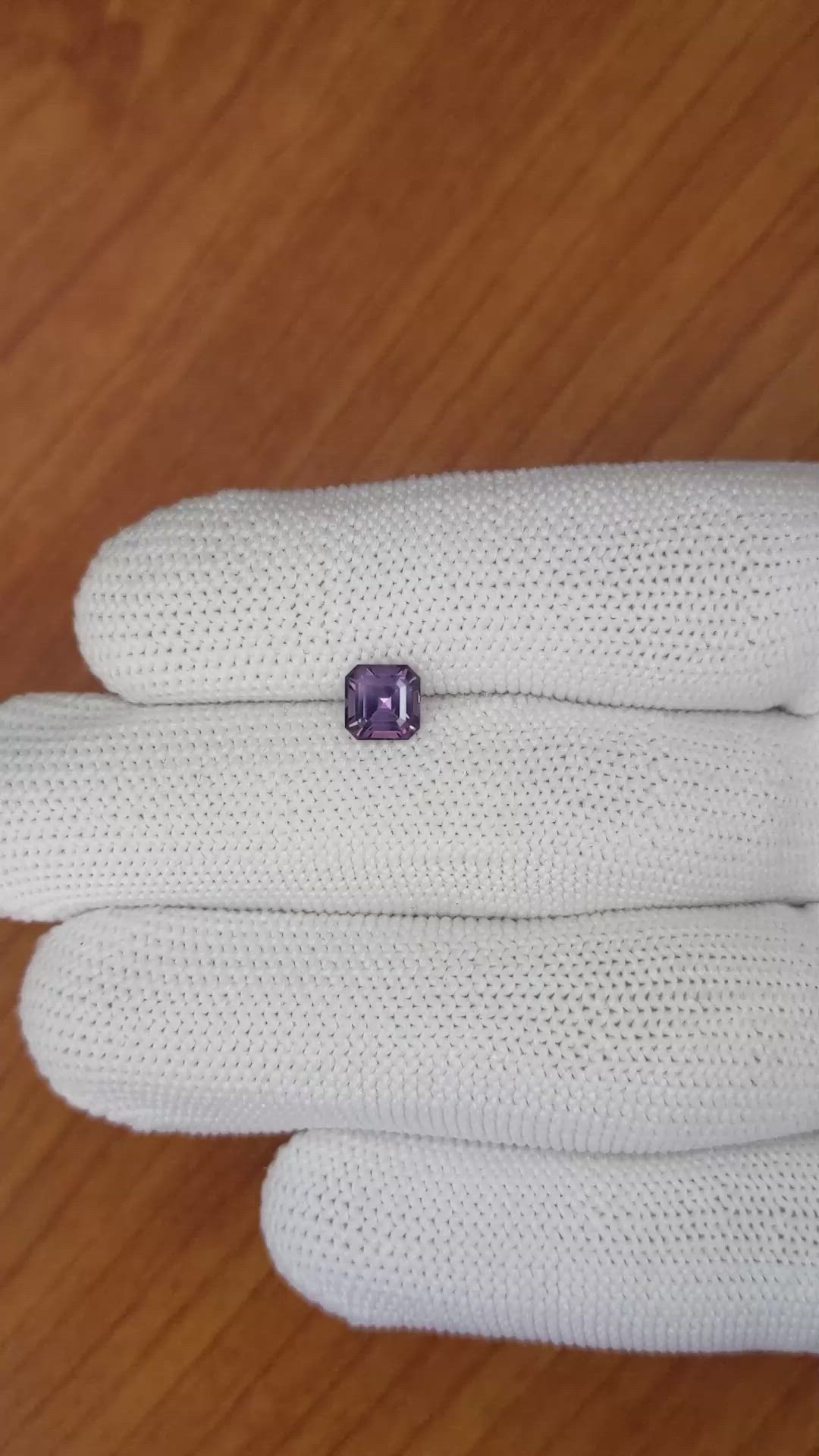 1.08 Ct. Spinel from Ceylon (Sri Lanka) Size Video