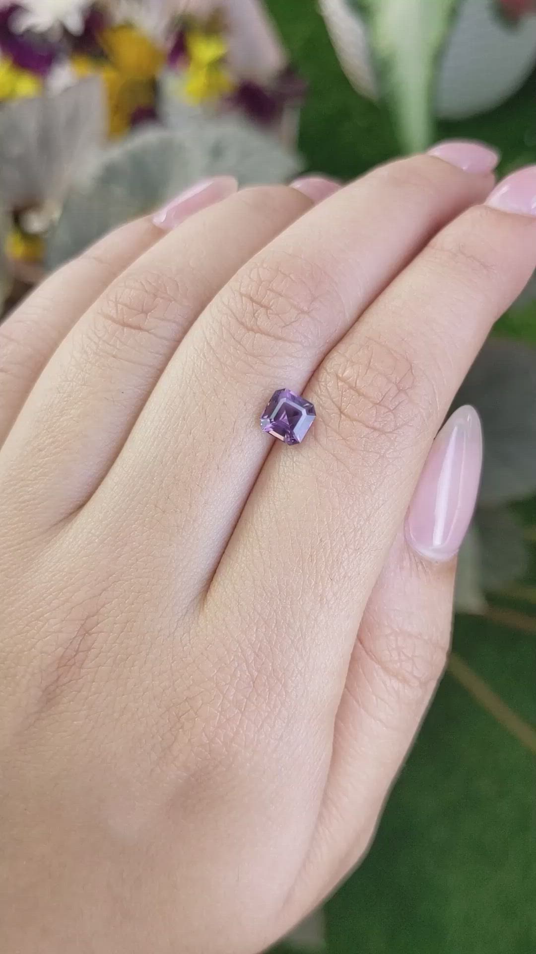 1.08 Ct. Spinel from Ceylon (Sri Lanka) Size Video