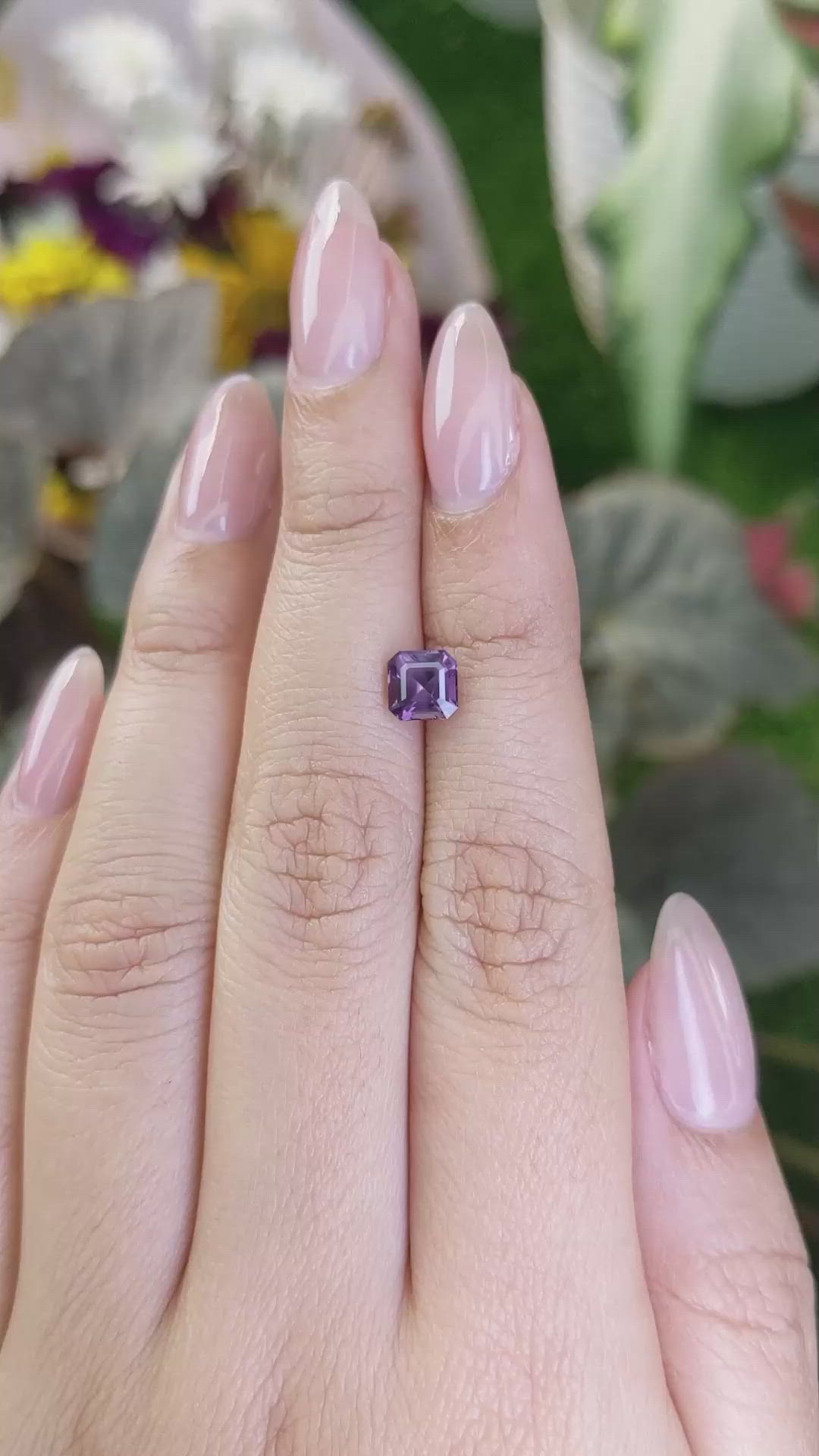 1.08 Ct. Spinel from Ceylon (Sri Lanka) Size Video