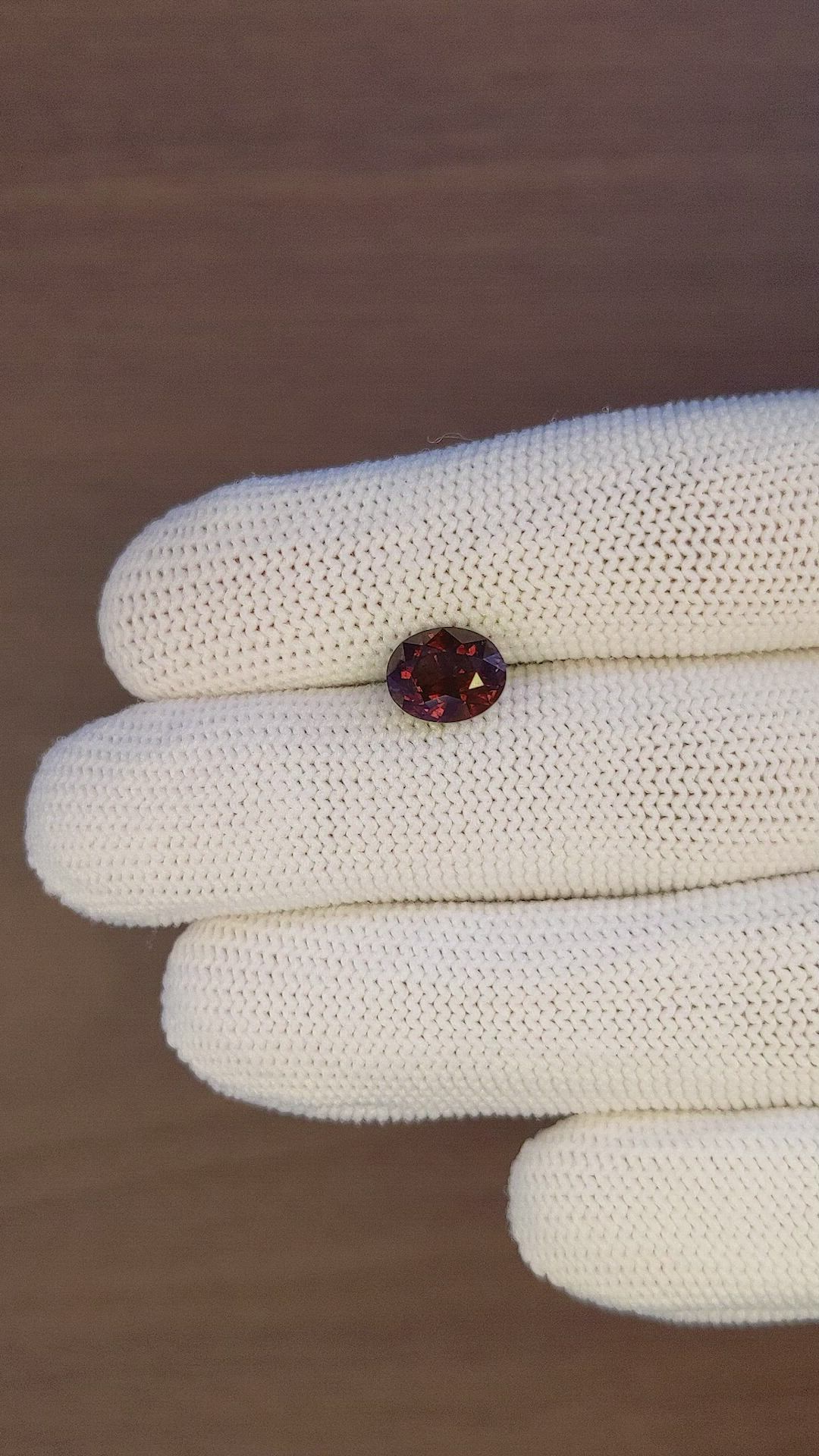 3.29 Ct. Color Change Garnet from Tanzania Size Video