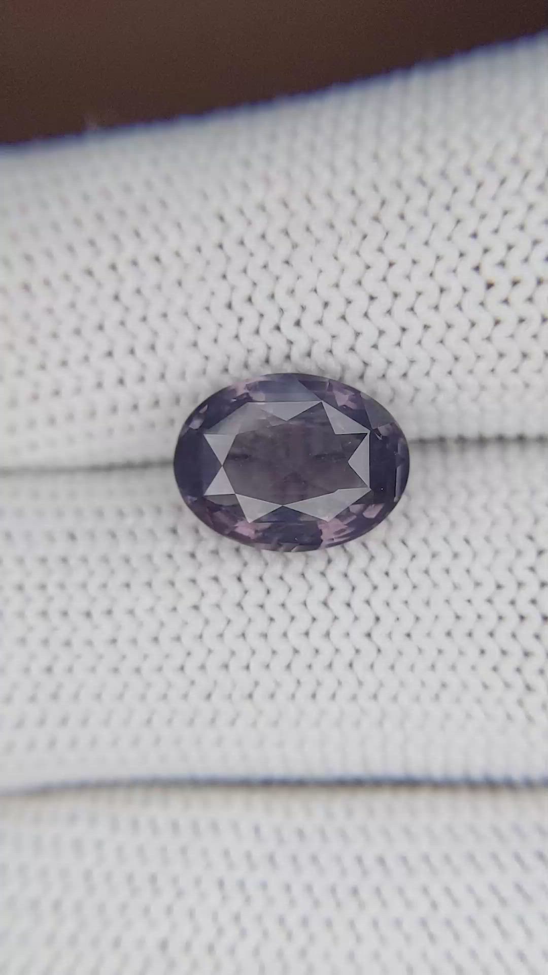4.08 Ct. Purple Spinel from Tanzania Size Video