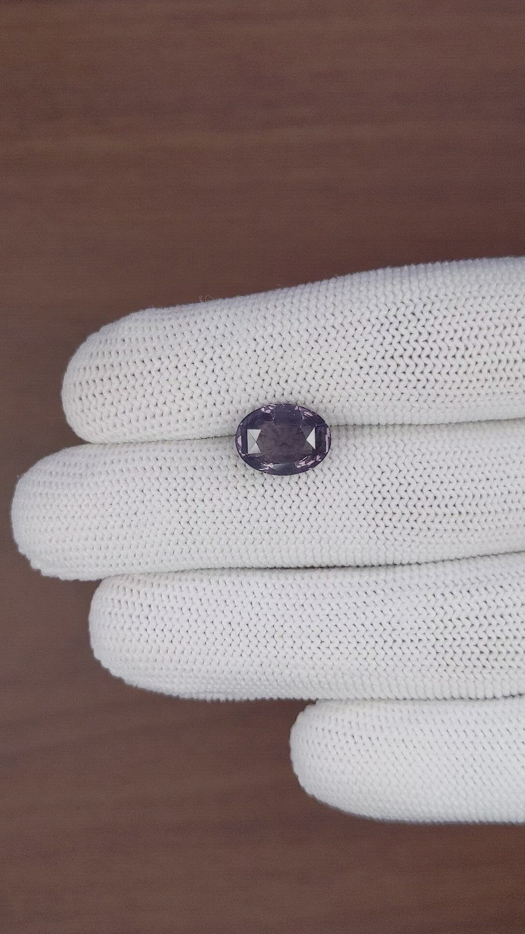4.08 Ct. Purple Spinel from Tanzania Size Video
