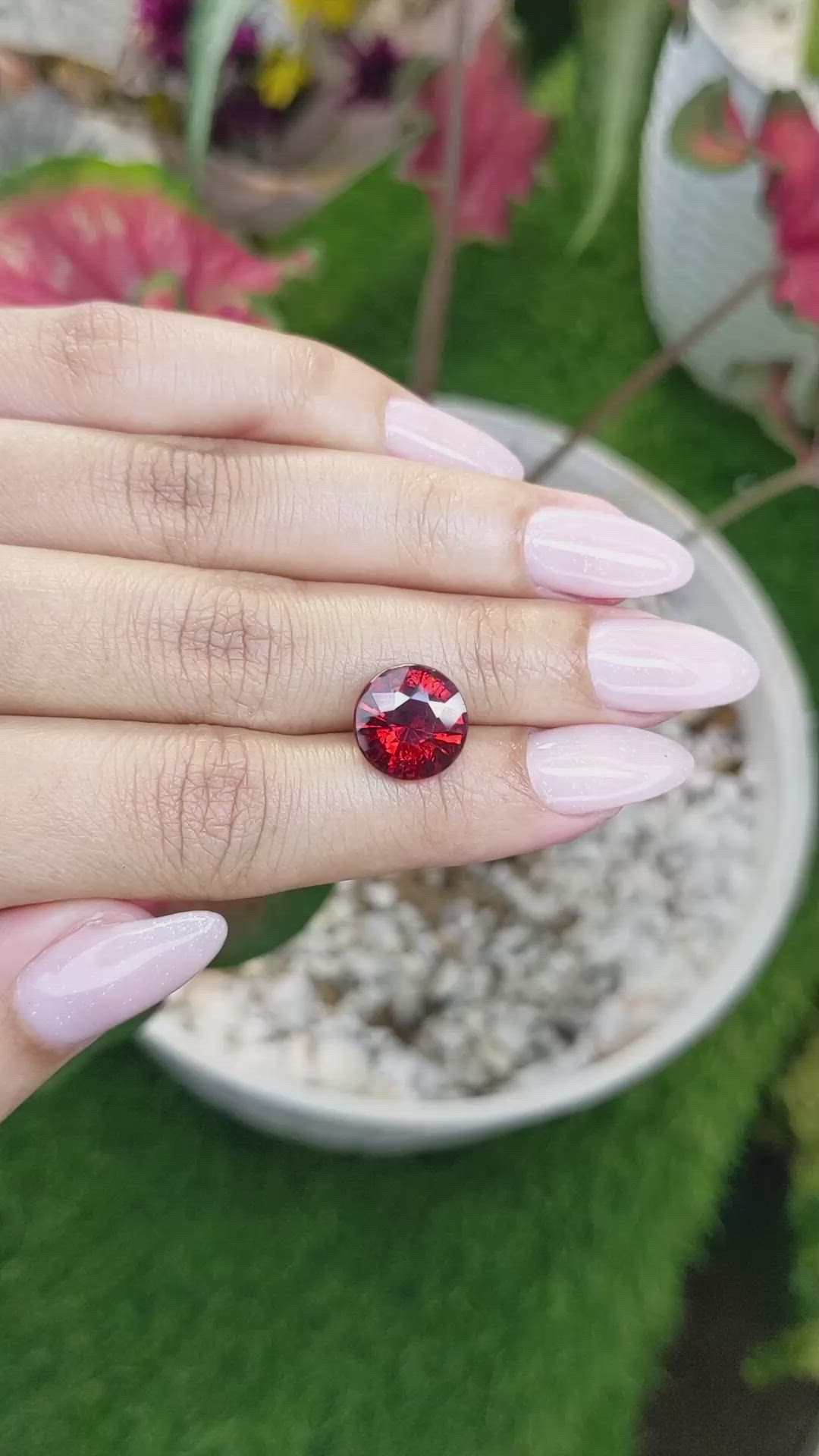 5.78 Ct. Hessonite Garnet from Madagascar Size Video