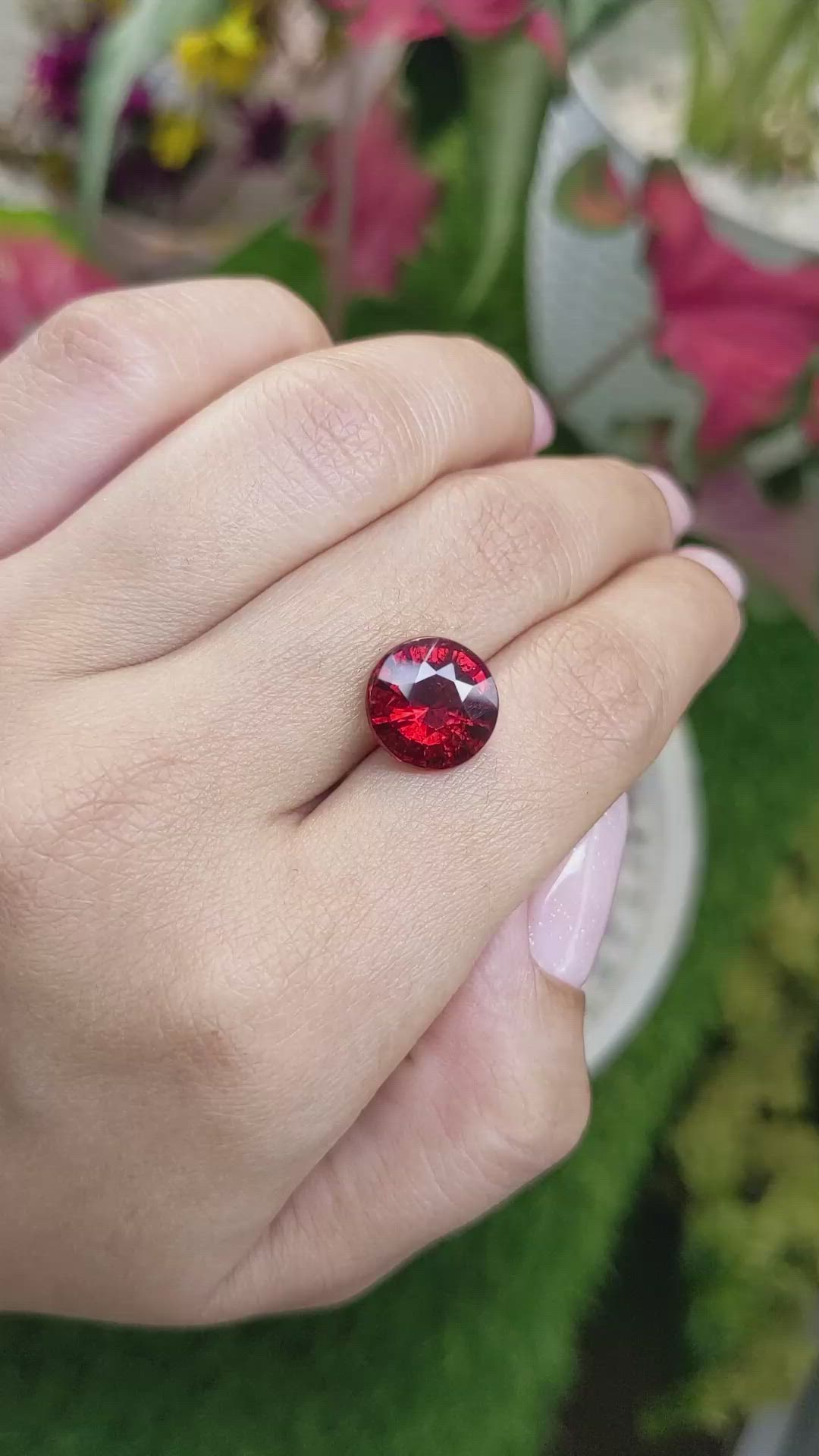 5.78 Ct. Hessonite Garnet from Madagascar Size Video